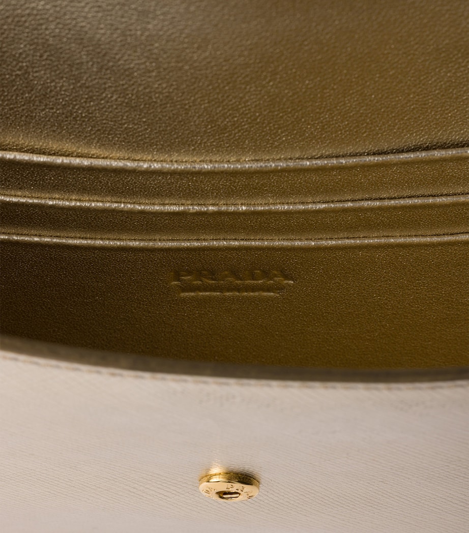 Saffiano Leather Envelope Clutch Bag F0846 Image 3