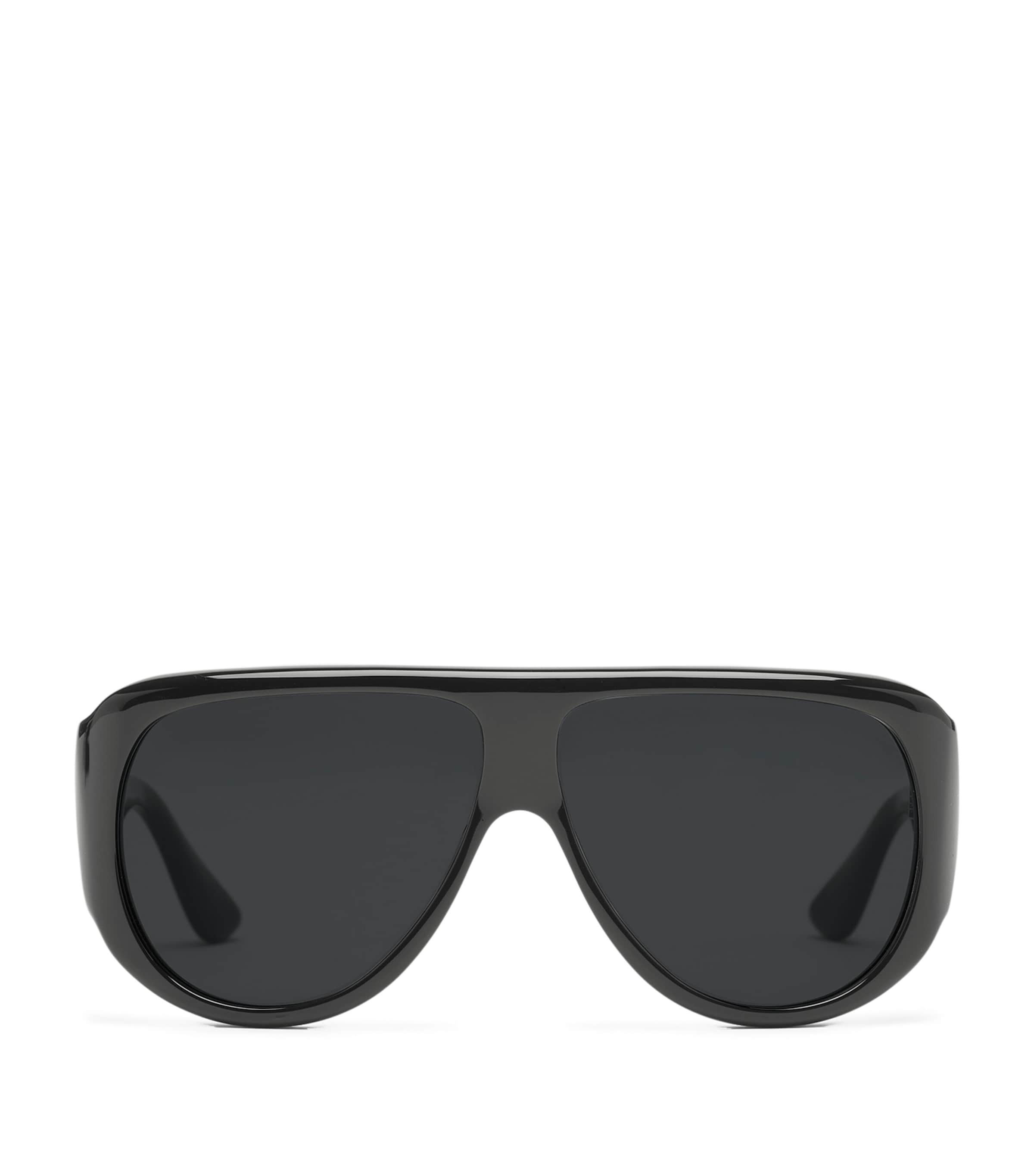 Acetate Gambia Sunglasses BLACK/BLACK LENS Image 1