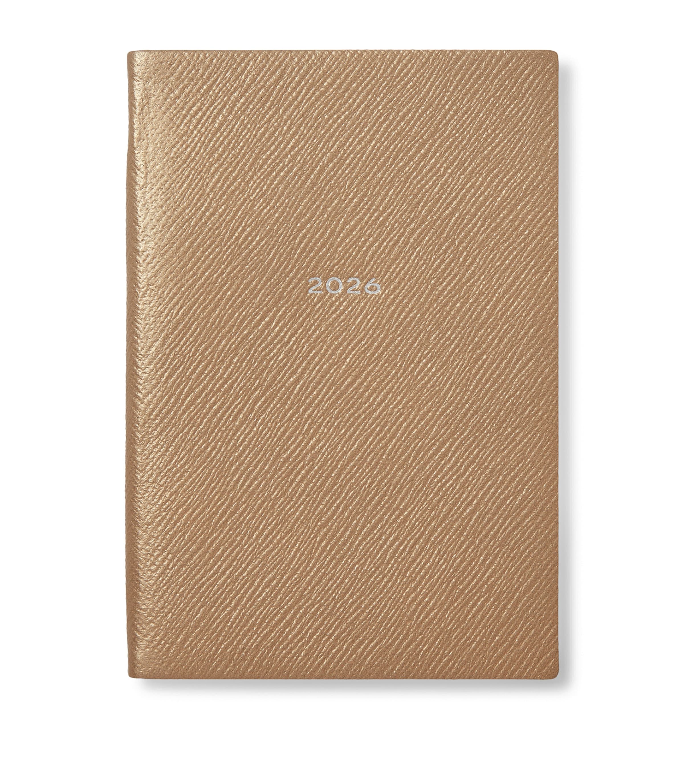 Smythson Panama Leather Chelsea 2026 Diary In Brown