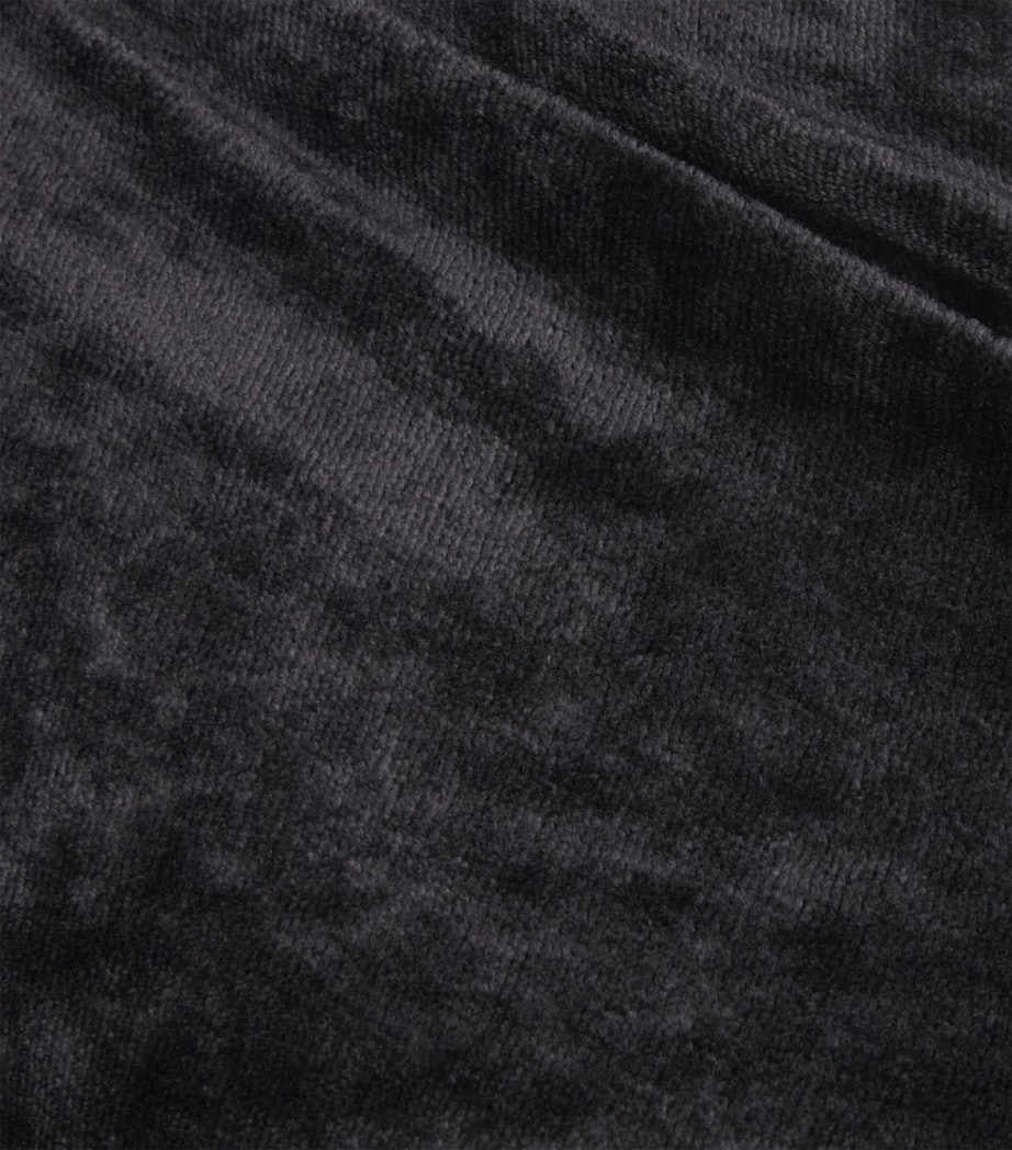Rick Owens Womens Velvet Shailee Gown Black Image 6