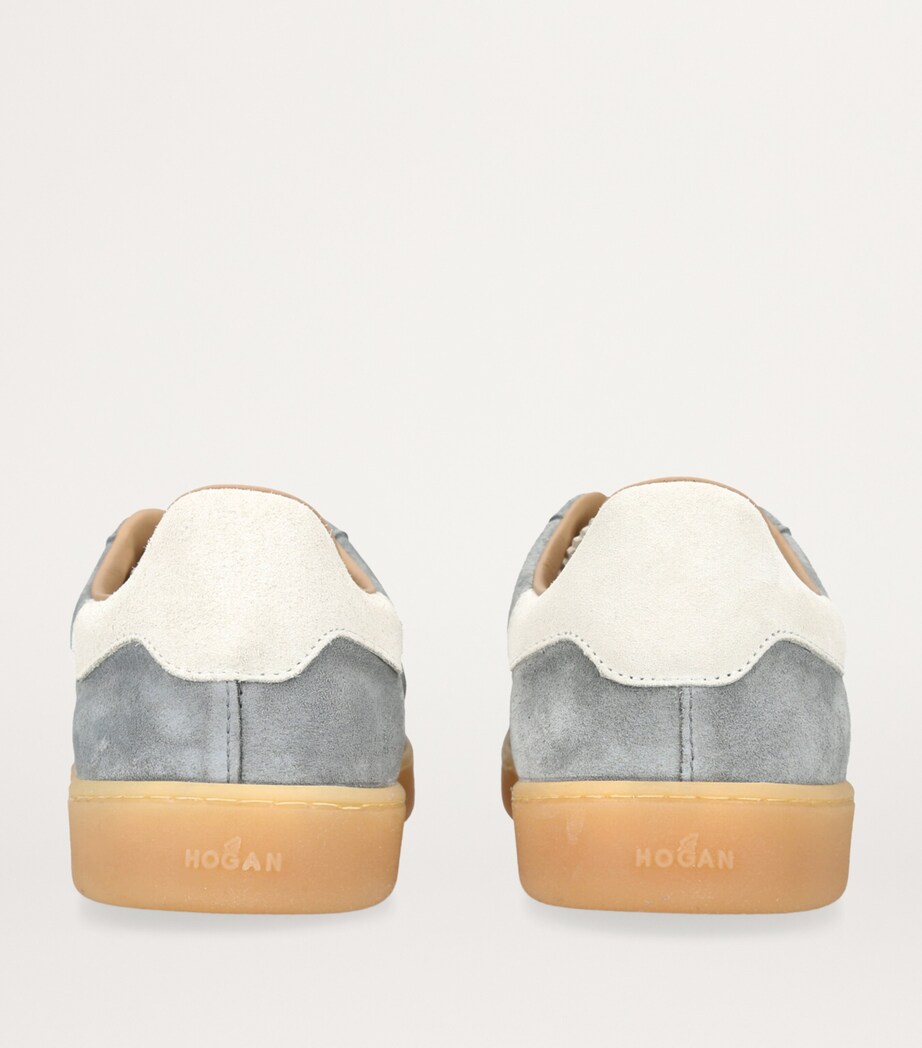 Hogan Suede Cool Sneakers Pale Blue Image 2
