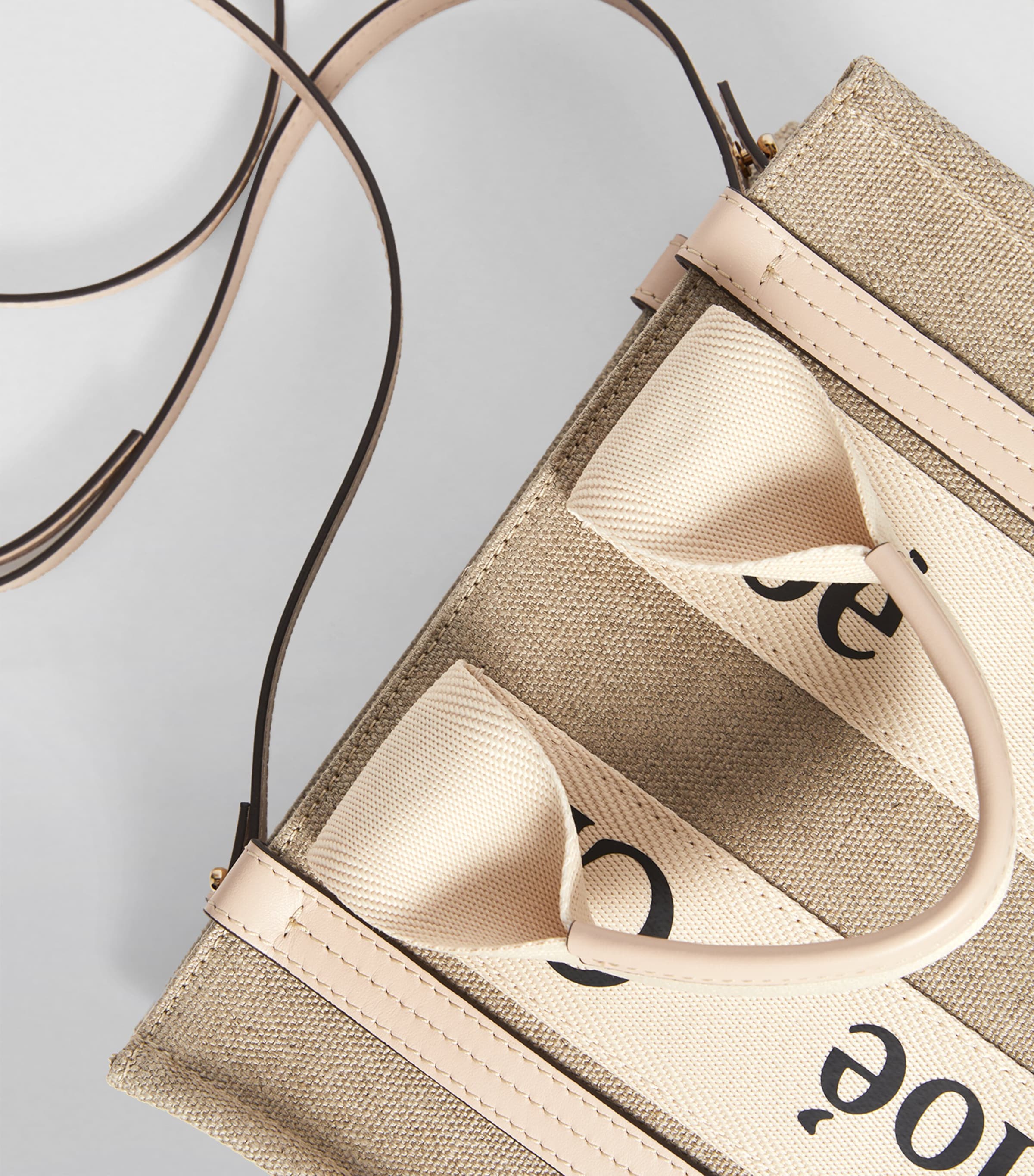 Small Woody Tote Bag CEMENT PINK Image 3