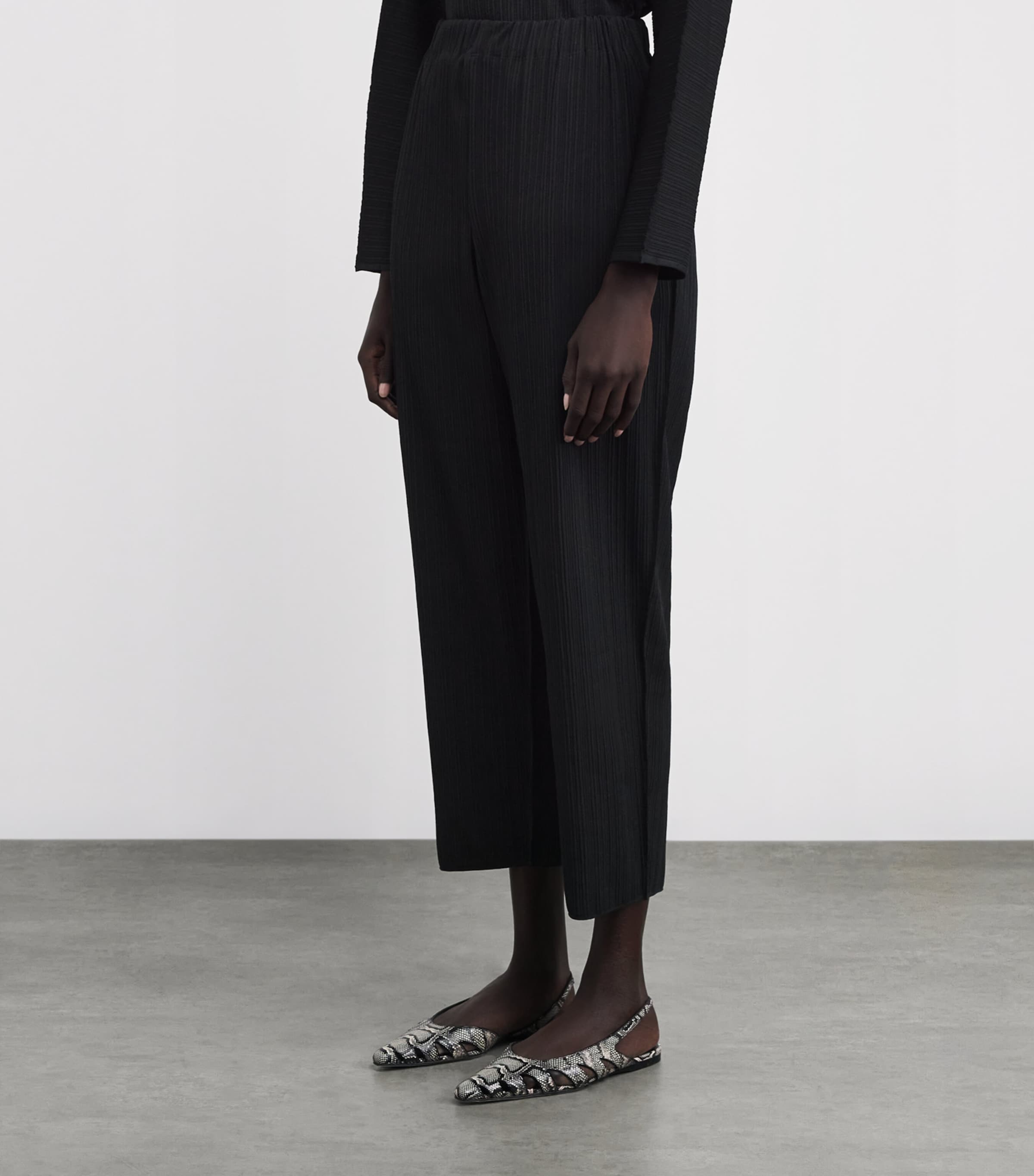 A-POC Shell Cropped Trousers BLACK Image 3