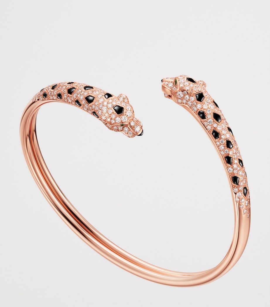 Rose Gold, Diamond, Emerald and Onyx Panthère de Cartier Bracelet ROSE GOLD Image 2