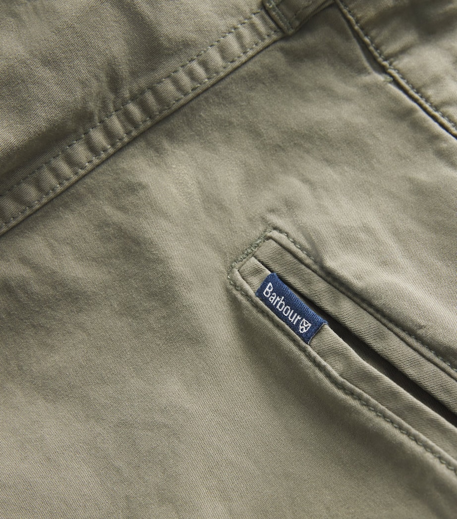 Twill Cargo Shorts LIGHT MOSS Image 5