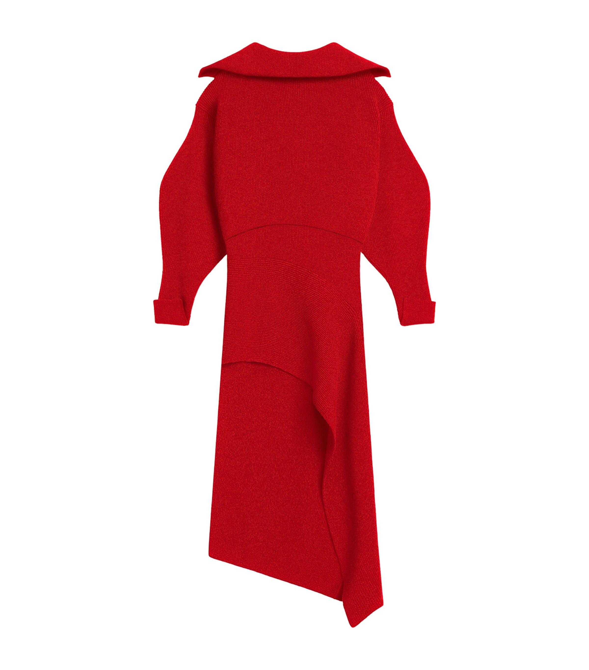Givenchy Womens Wool-Cashmere-Blend Split Midi Dress Image 1
