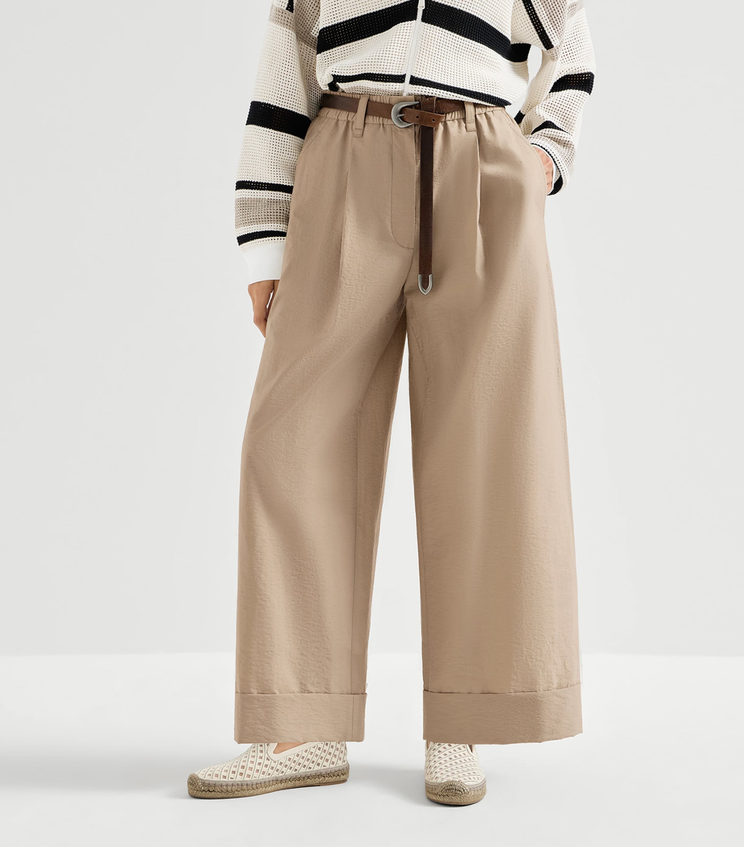 Brunello Cucinelli Womens Pleated Trousers Image 3