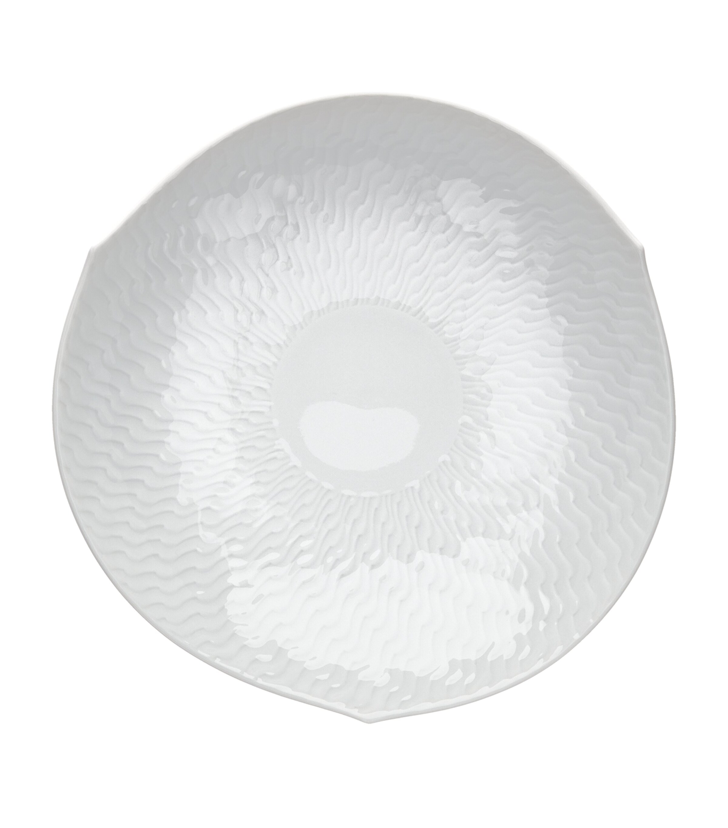 Meissen Wave Relief Coffee Cup and Saucer White Image 5