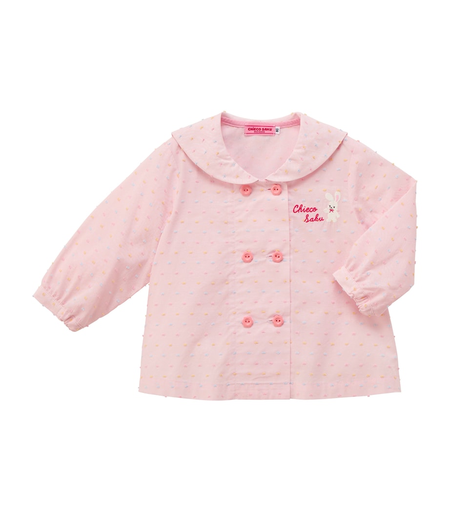 Miki House Cotton-Blend Collared Blouse (2-7 Years) Image 1