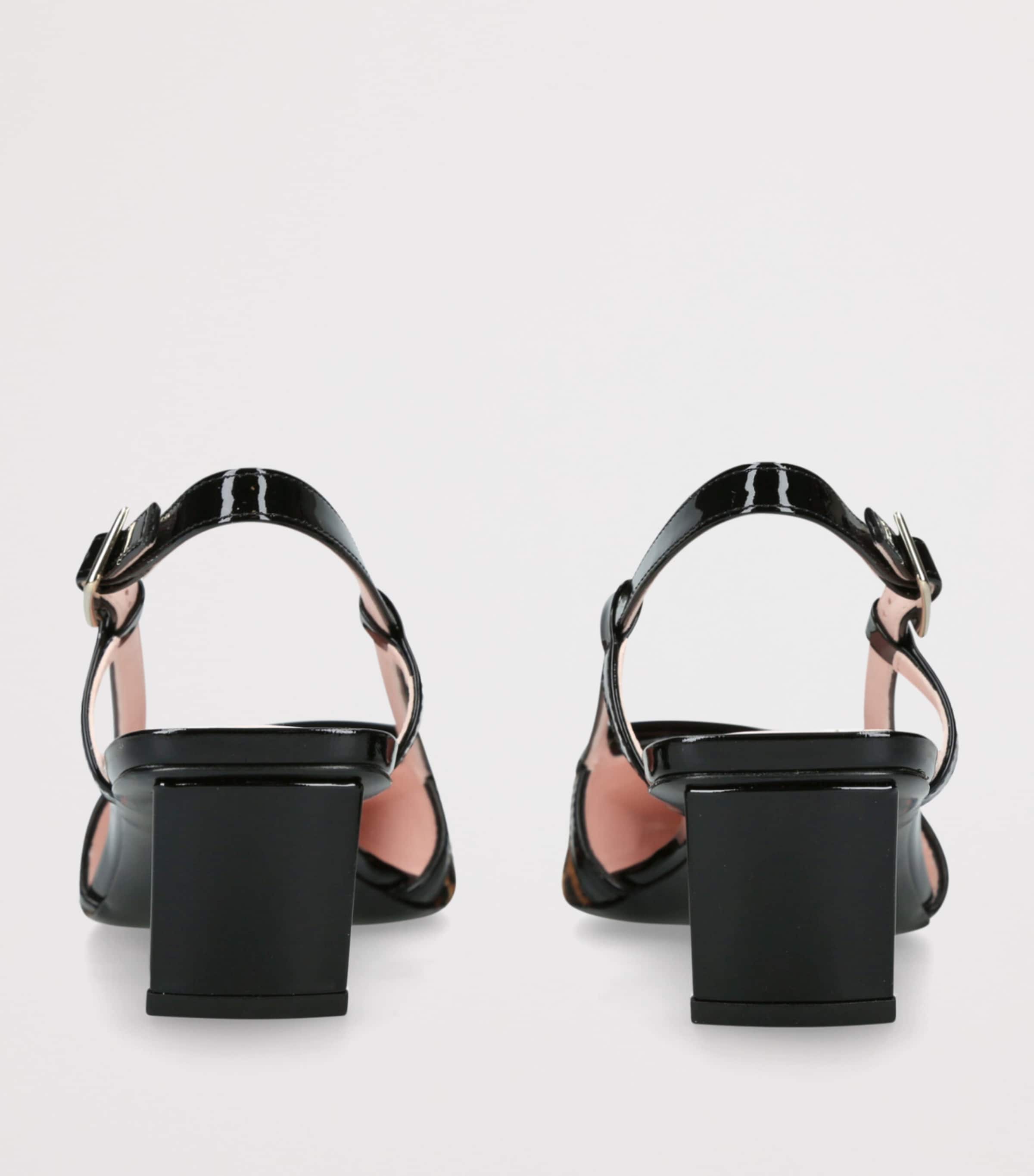 Calf Hair Belle Vivier Slingback Pumps 45 DK.BRN COM Image 2