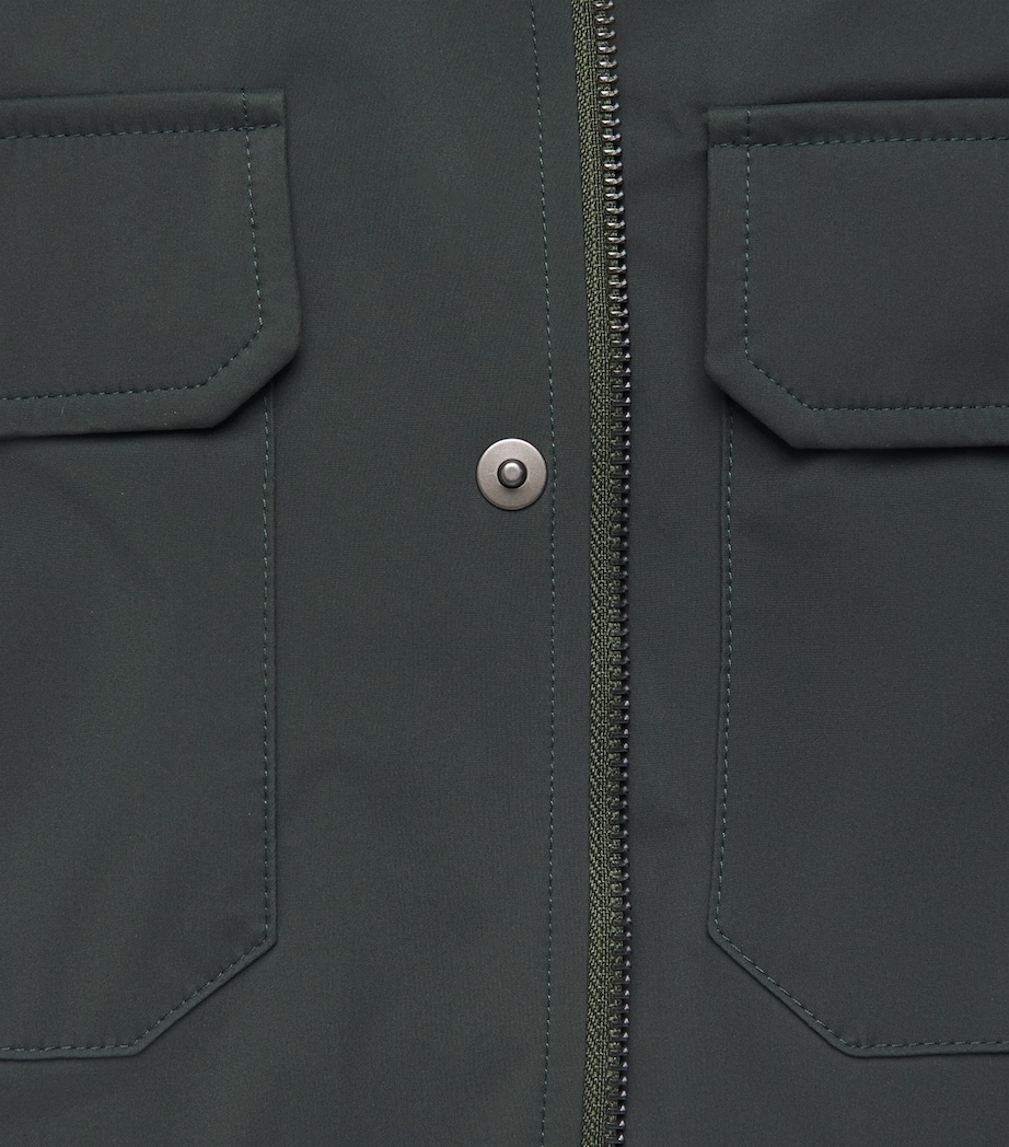 N.Peal Mens Hampton Field Jacket Khaki Image 6