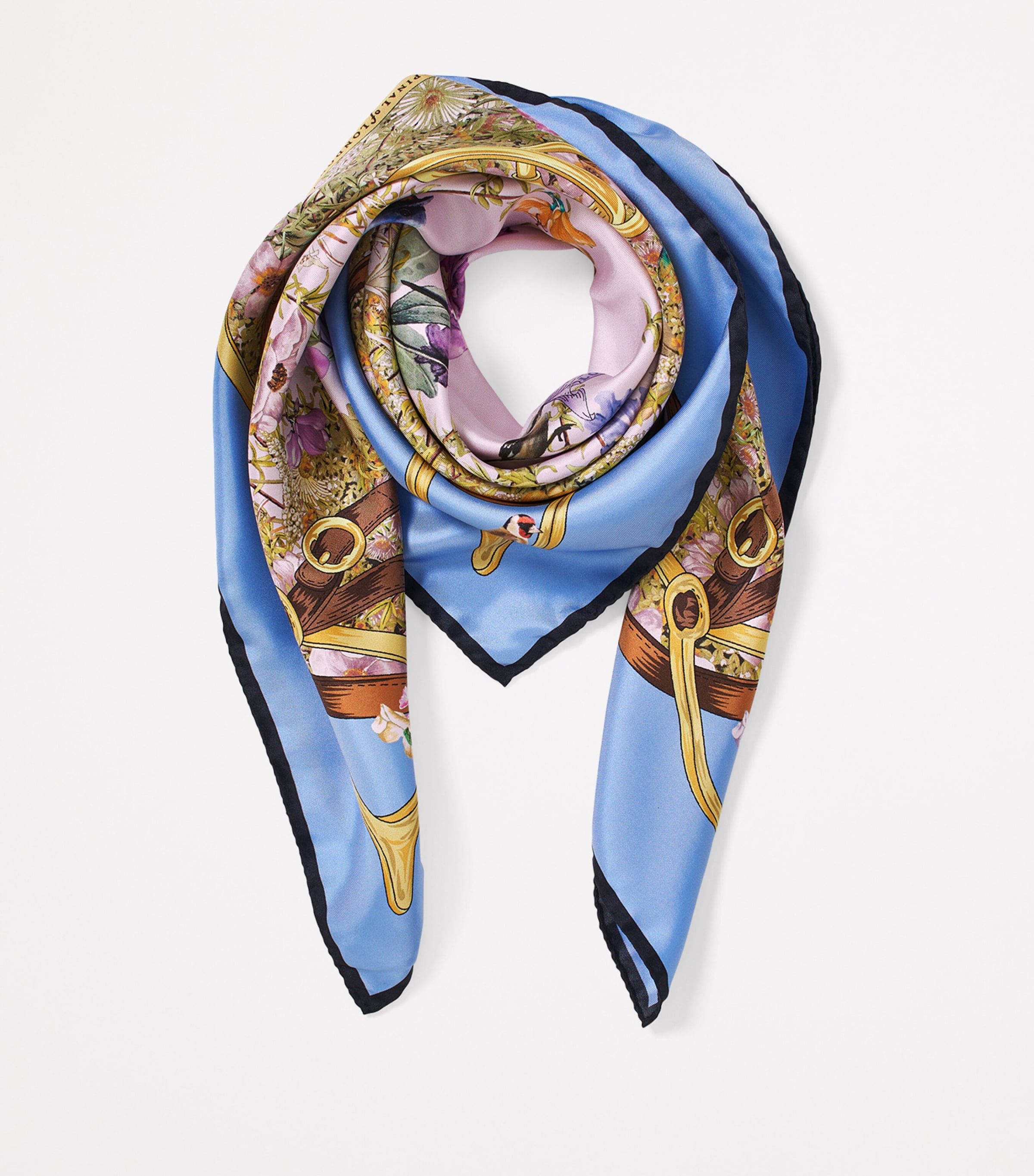 Silk Edwardian Garden Scarf MULTI Image 2