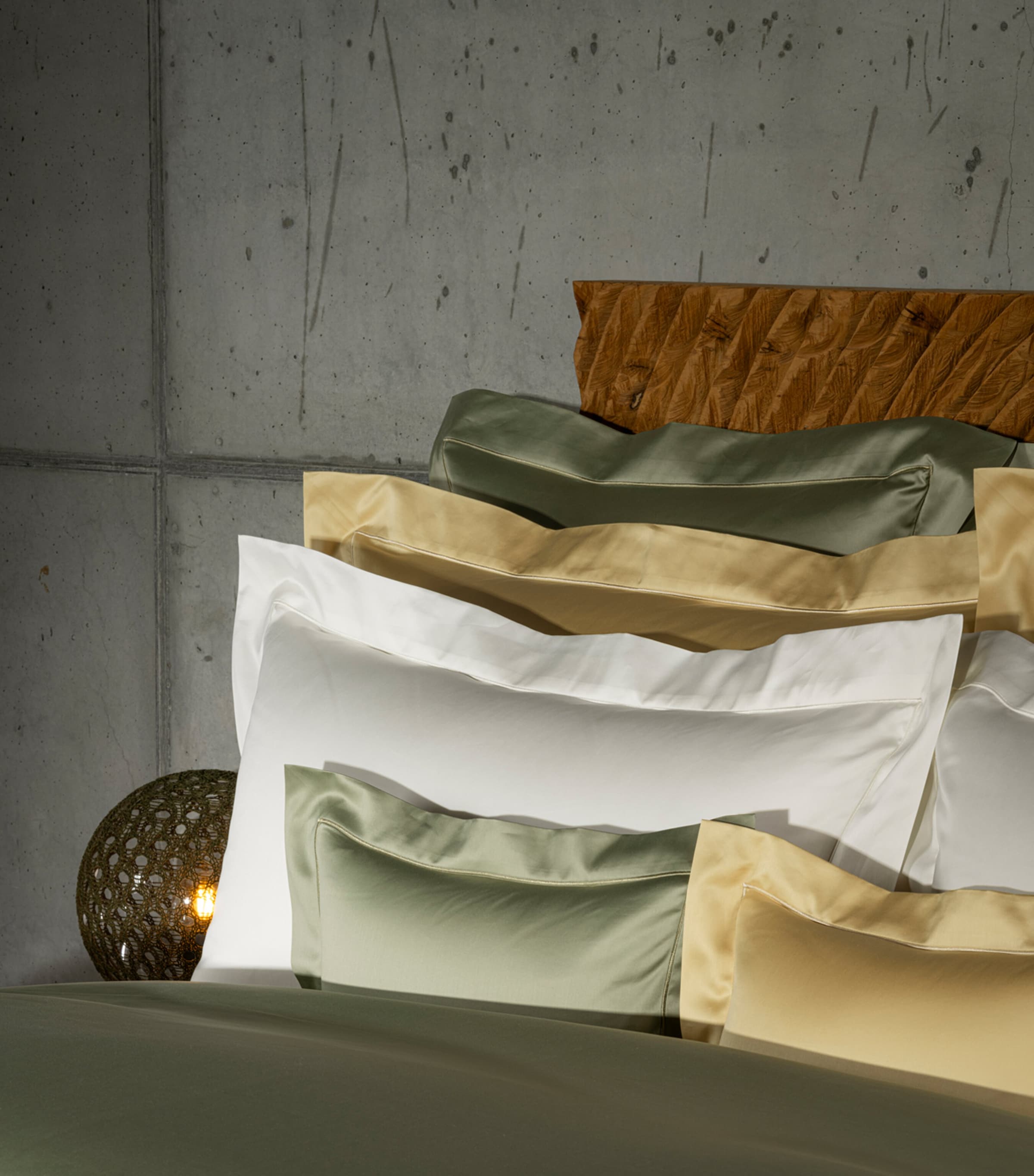 Celso De Lemos Egyptian Cotton Bourdon Super King Flat Sheet (270cm x 300cm) Amande Image 5