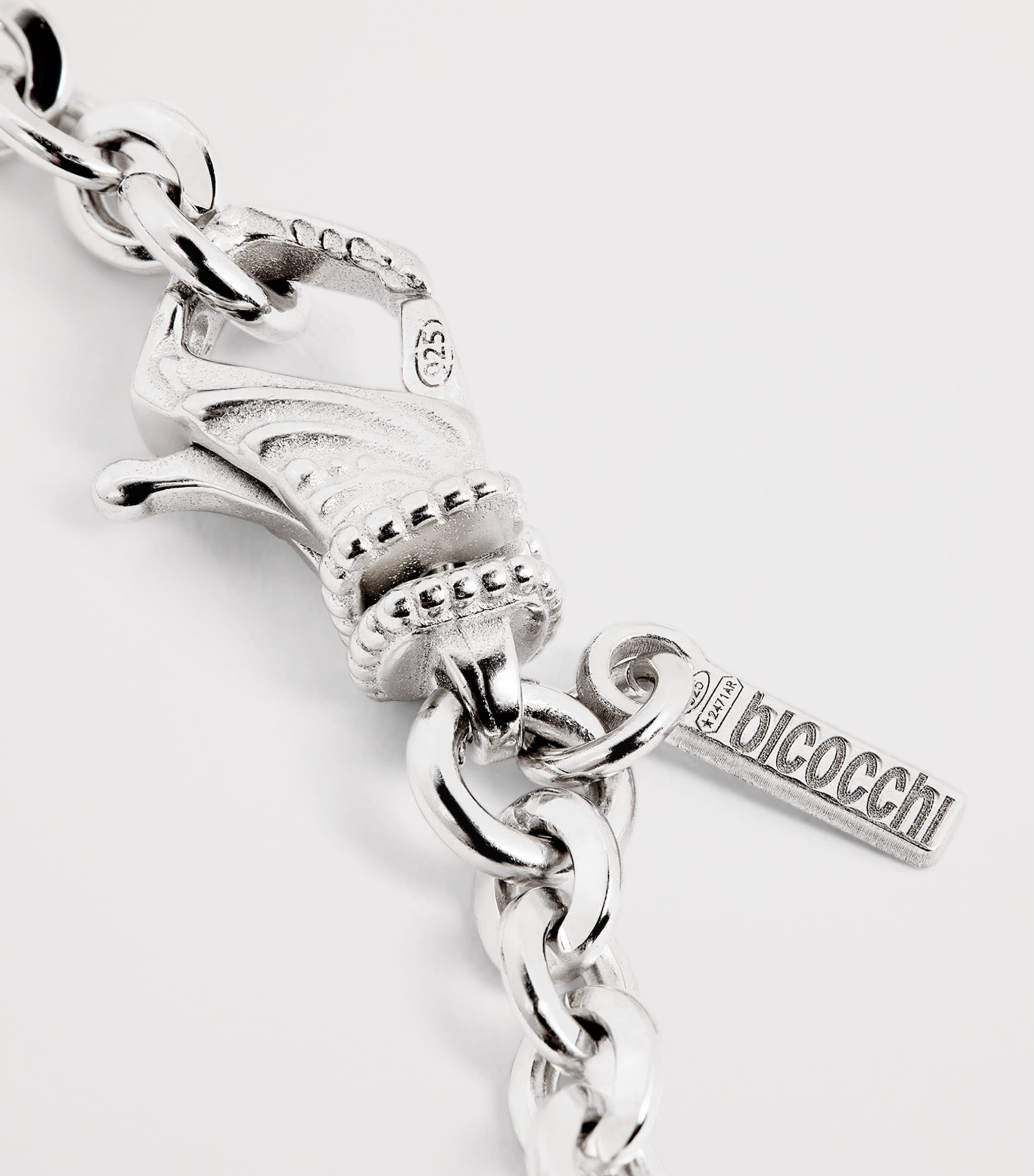 Sterling Silver Cross Chain Necklace SILVER Image 3