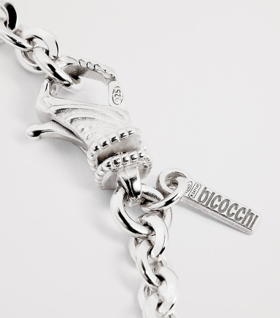 Sterling Silver Cross Chain Necklace SILVER Image 3