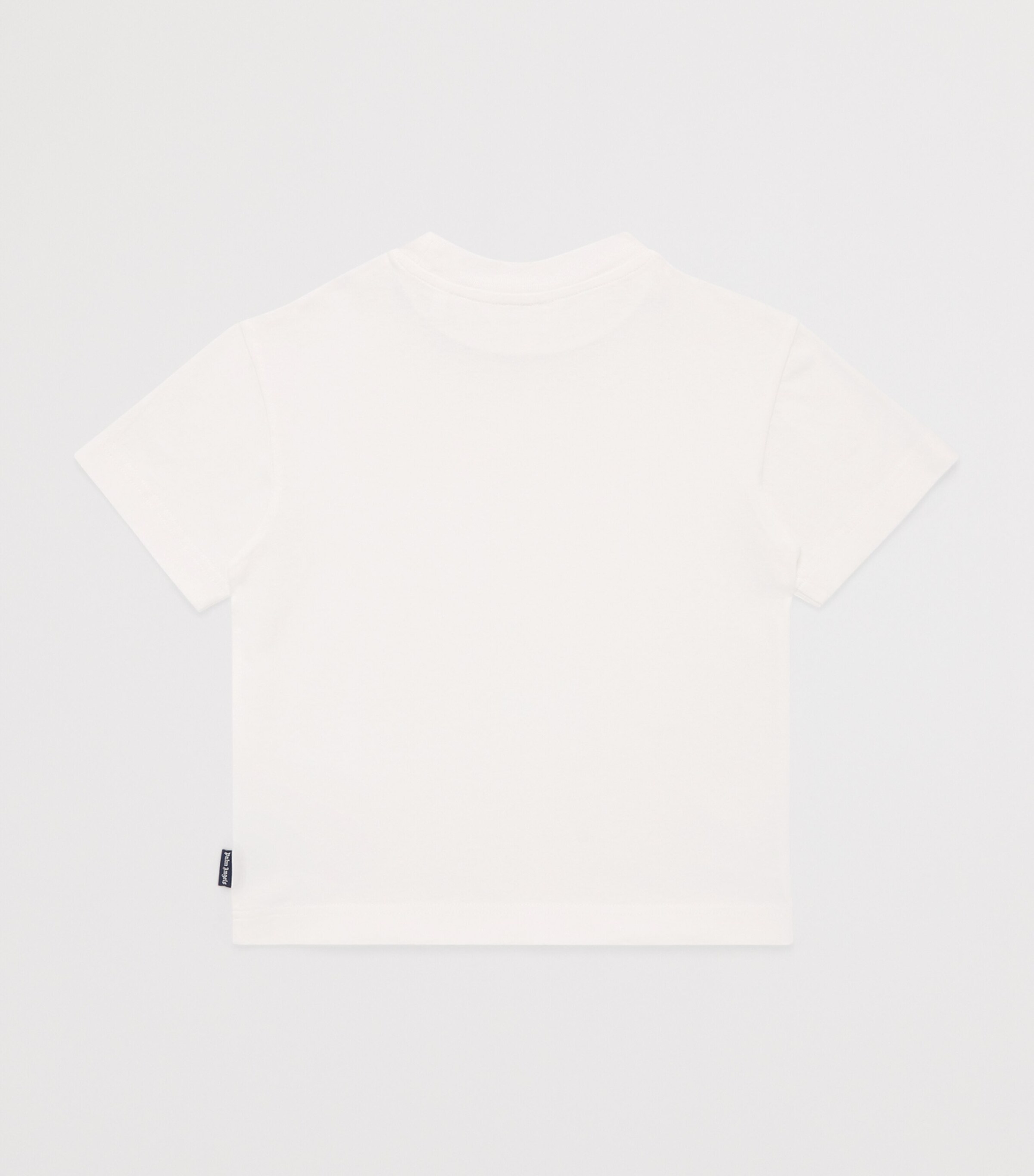 Palm Angels Kids Cotton Neck Logo T-Shirt (4-12+ Years) Light Blue Image 2