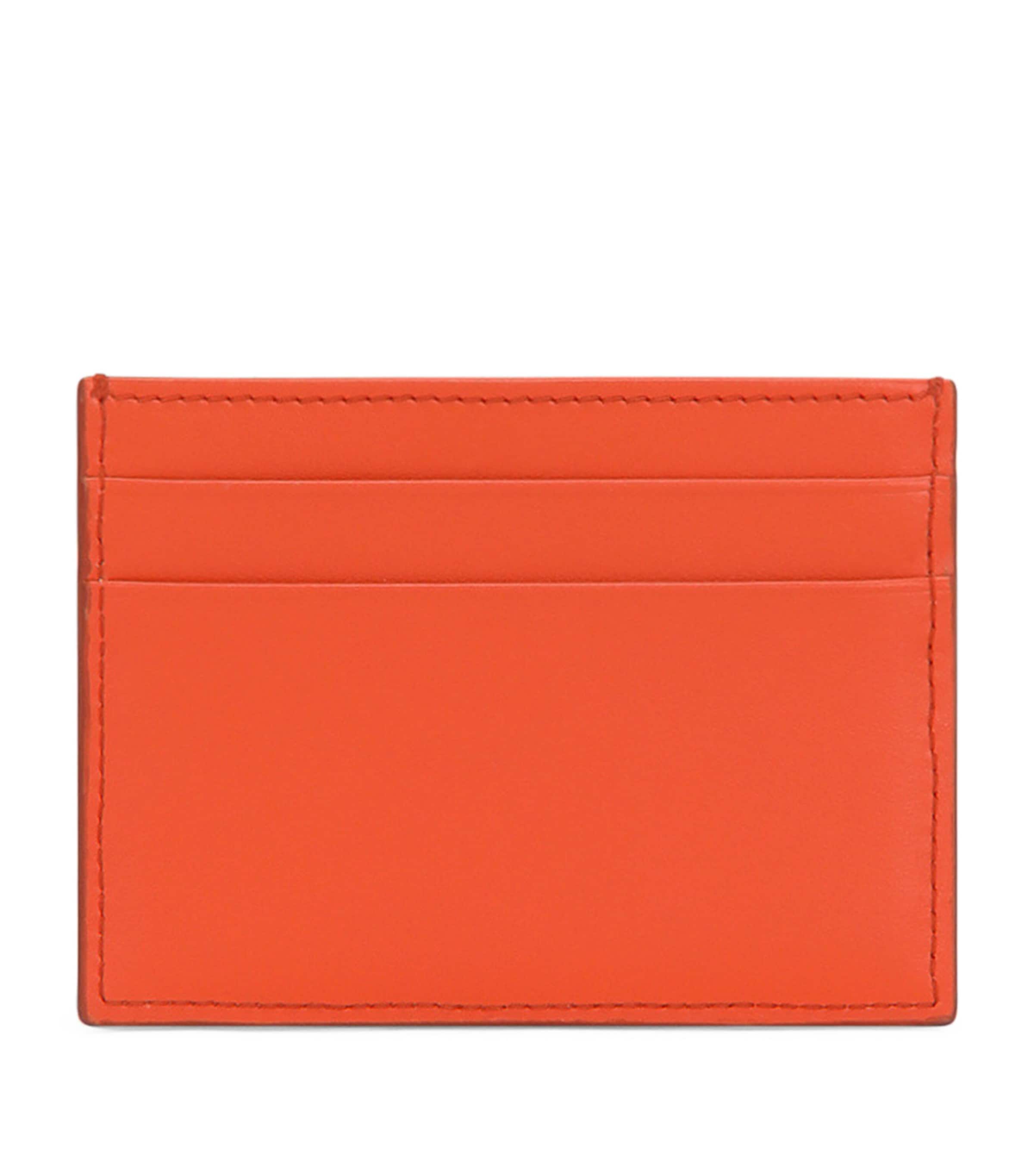 Leather Card Holder 80244-ORANGE Image 3
