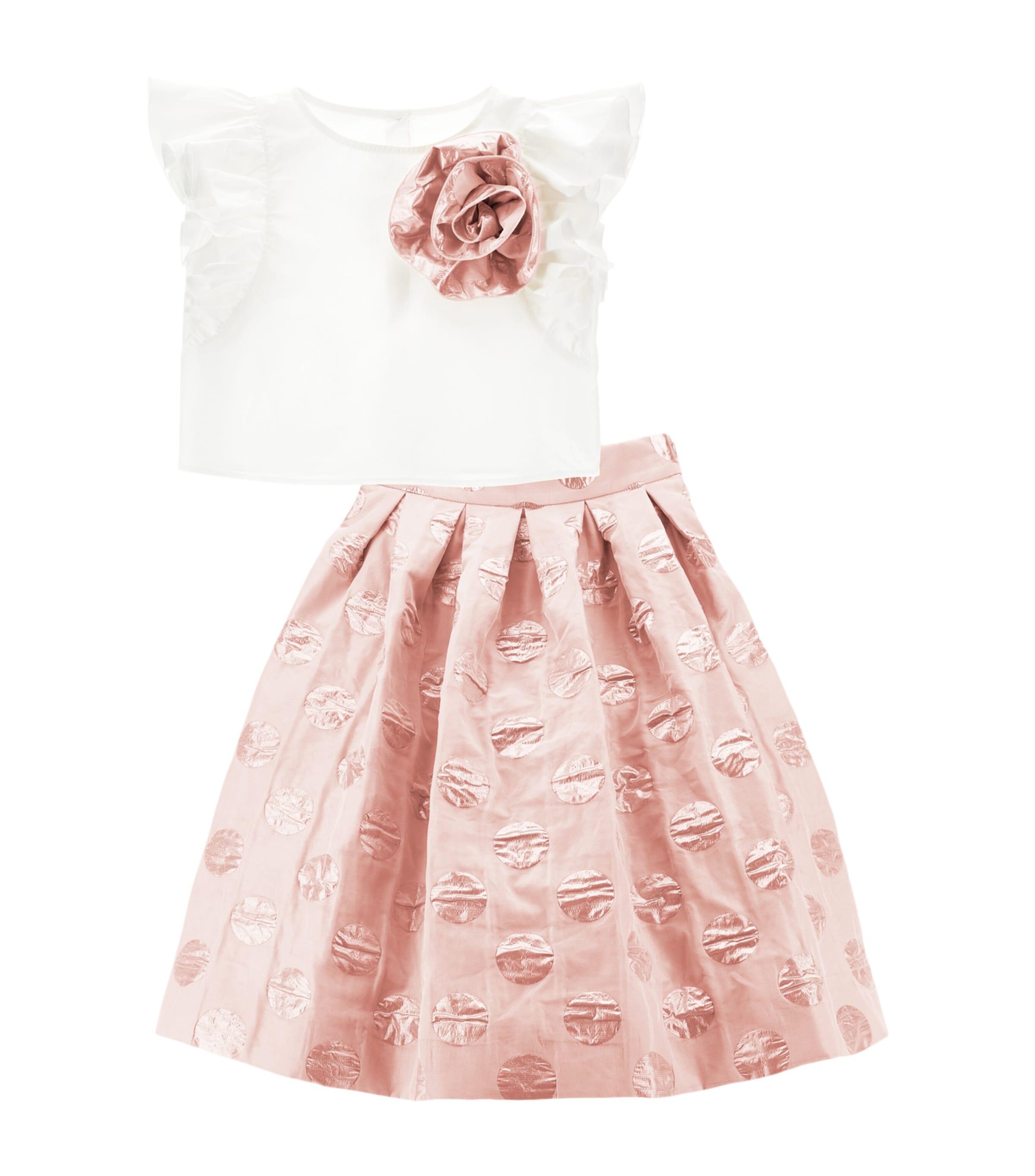 Monnalisa Top And Skirt Set