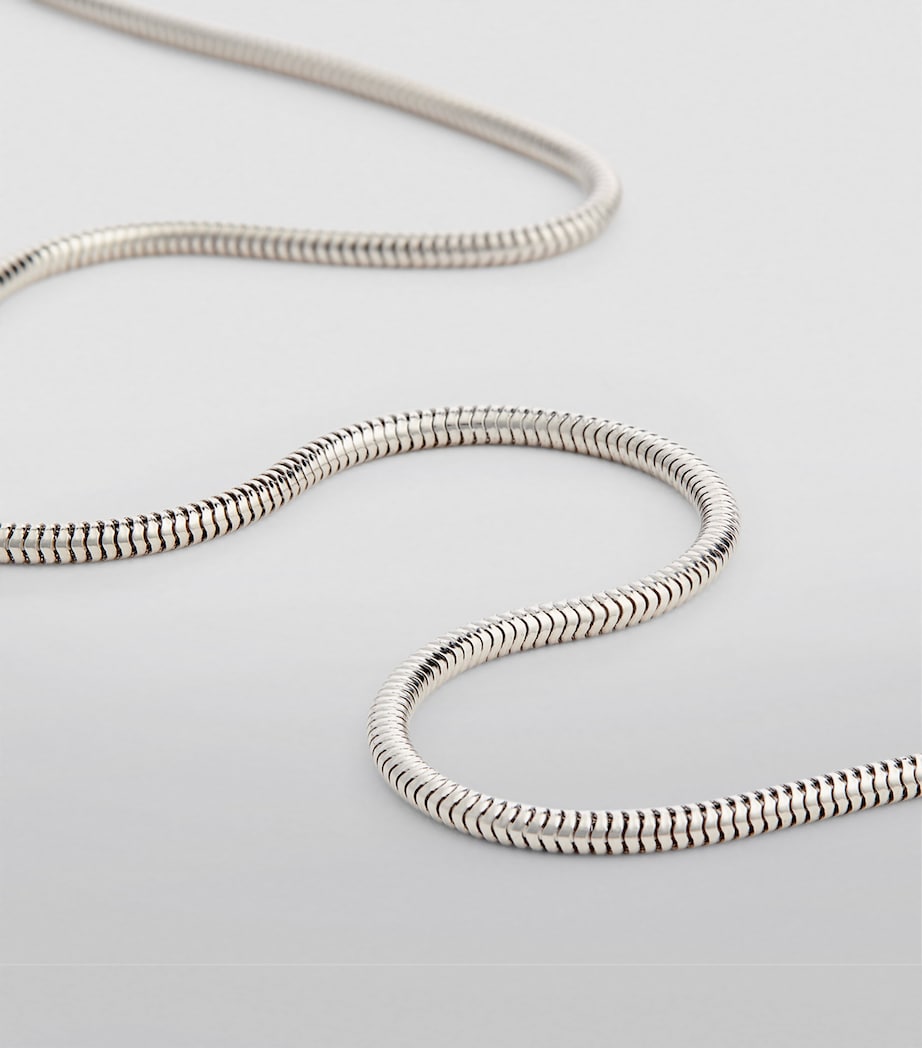 Rhodium-Plated Sterling Silver Serpente Bracelet SILVER Image 6