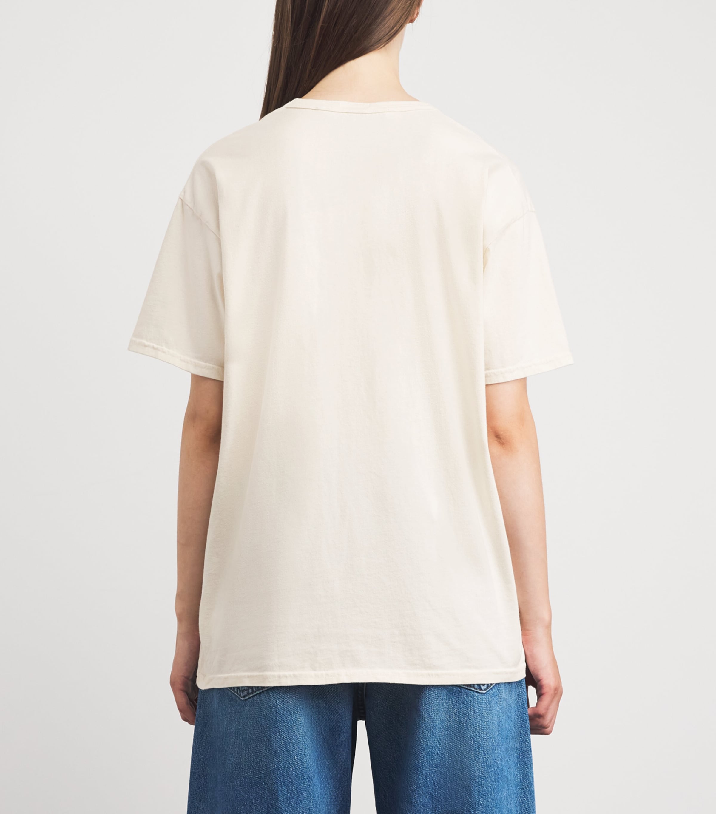 MOTHER Womens The Sleep-Over T-Shirt Sworn To The Sun Image 5
