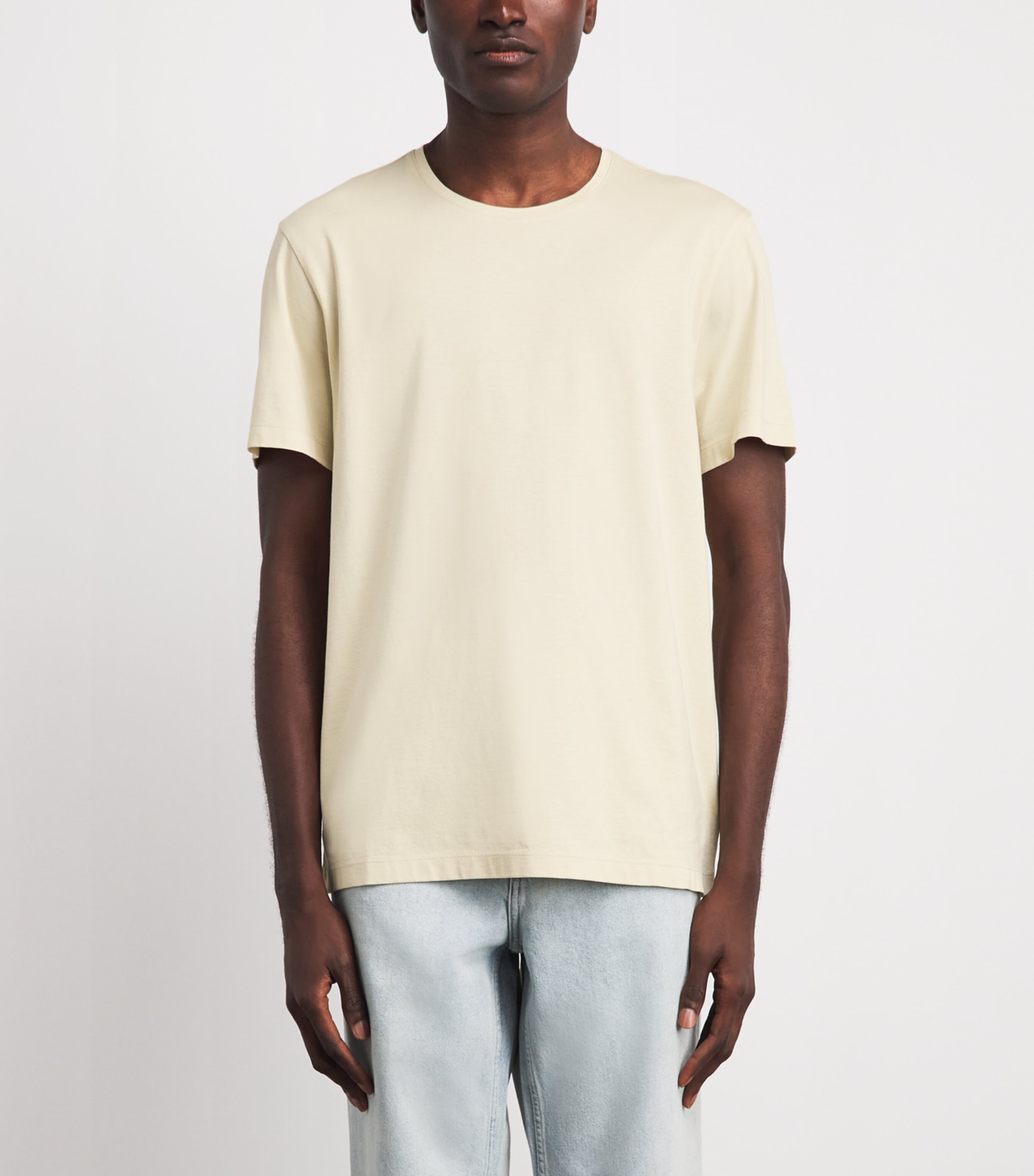 PAIGE Mens Pima Cotton Sorden T-Shirt Hazen Image 4