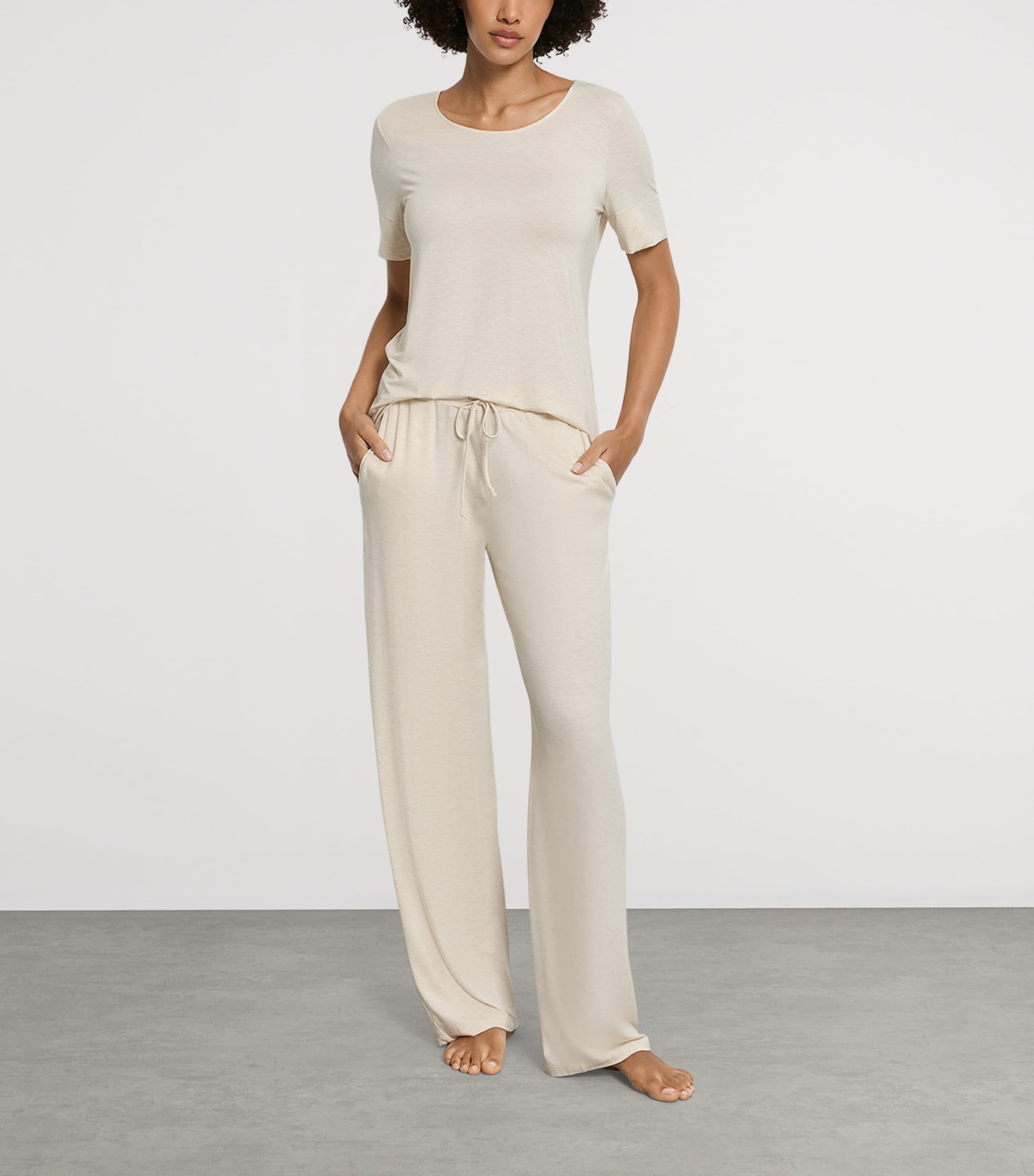 Natural Elegance Lounge Trousers SUMMER SAND MELANGE Image 4