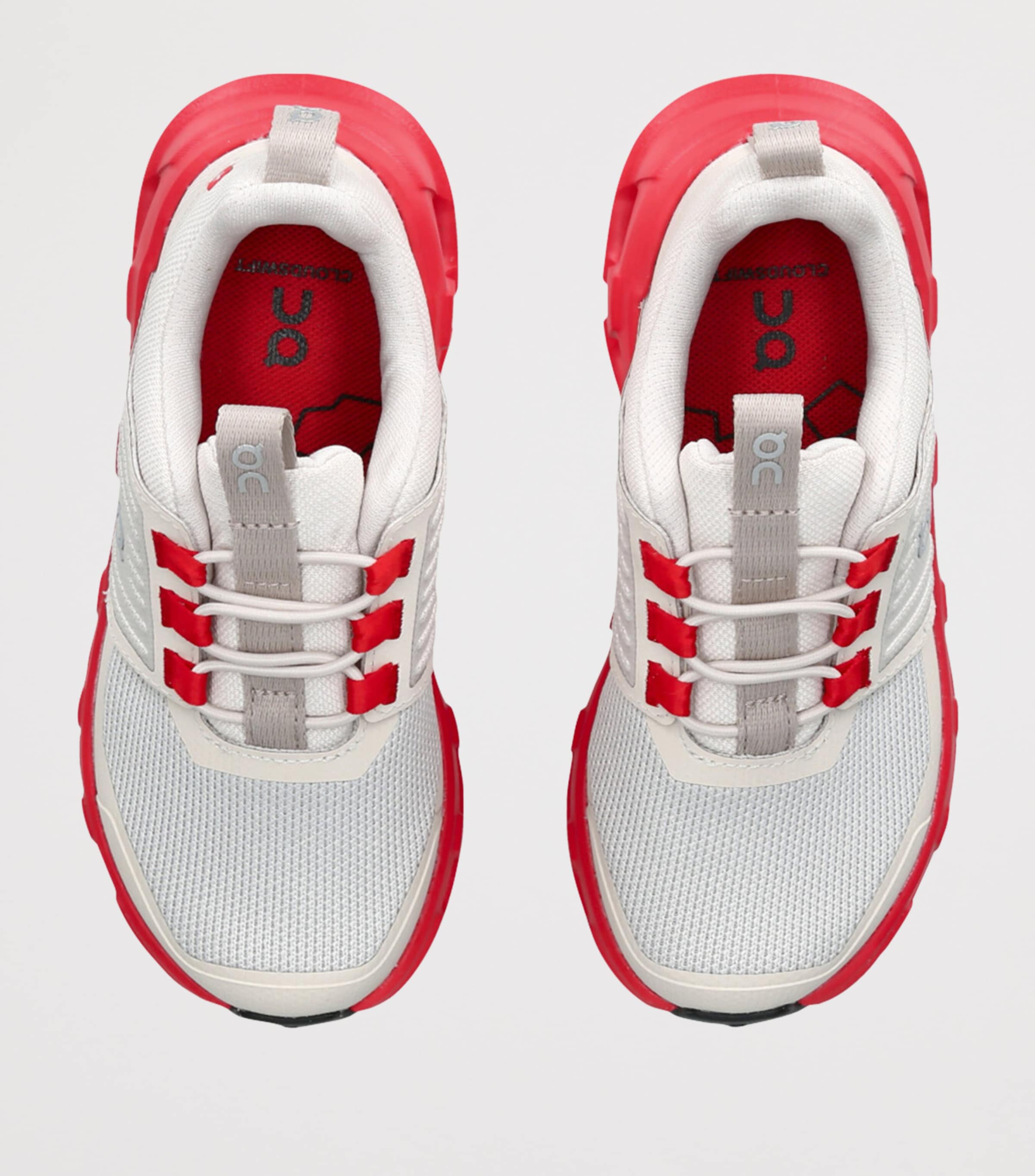 Cloudswift Youth Trainers WHITE/RED Image 4
