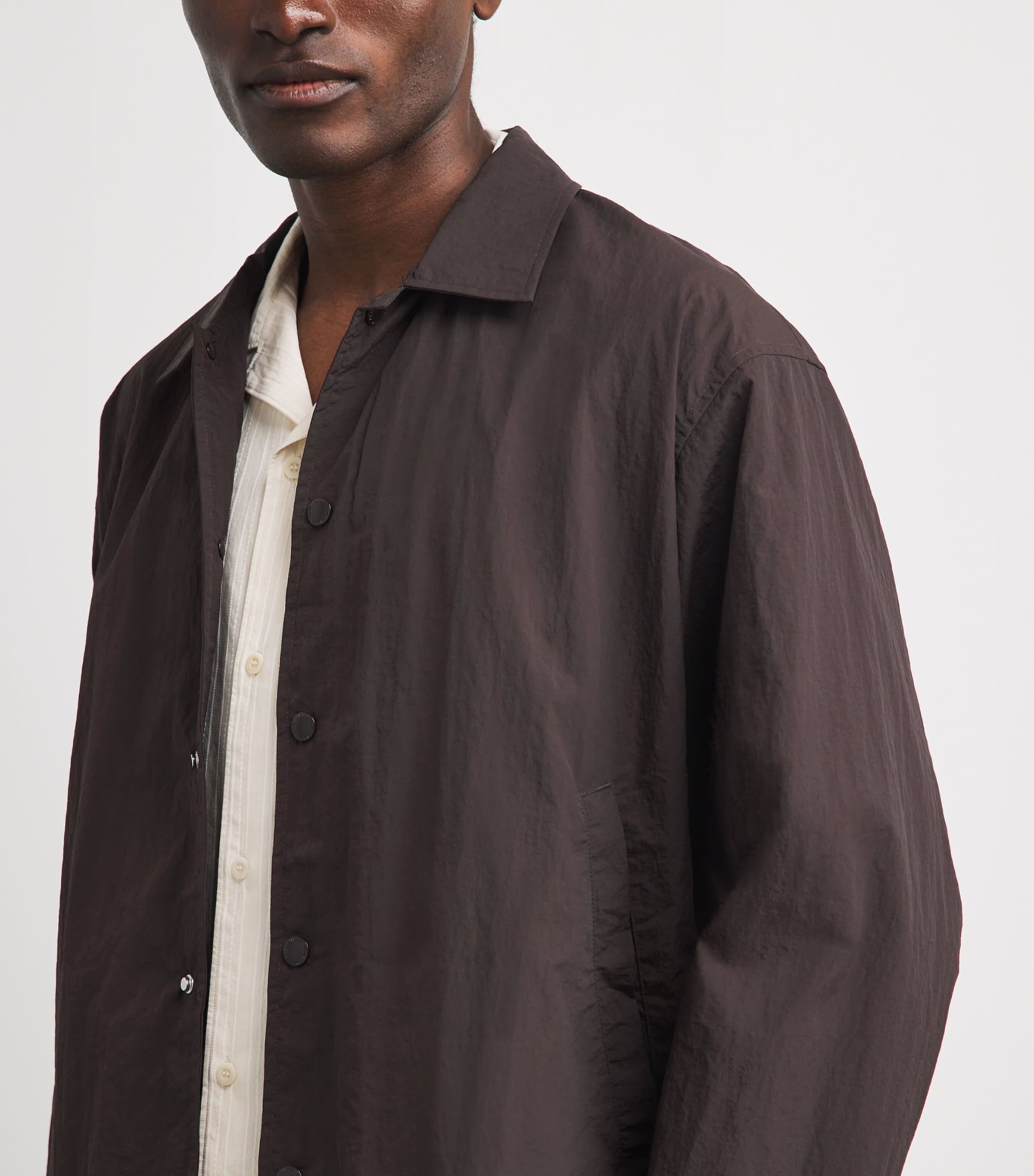 NN.07 Mens Water-Repellent Fenton 80039 Shacket Dusky Port Image 3