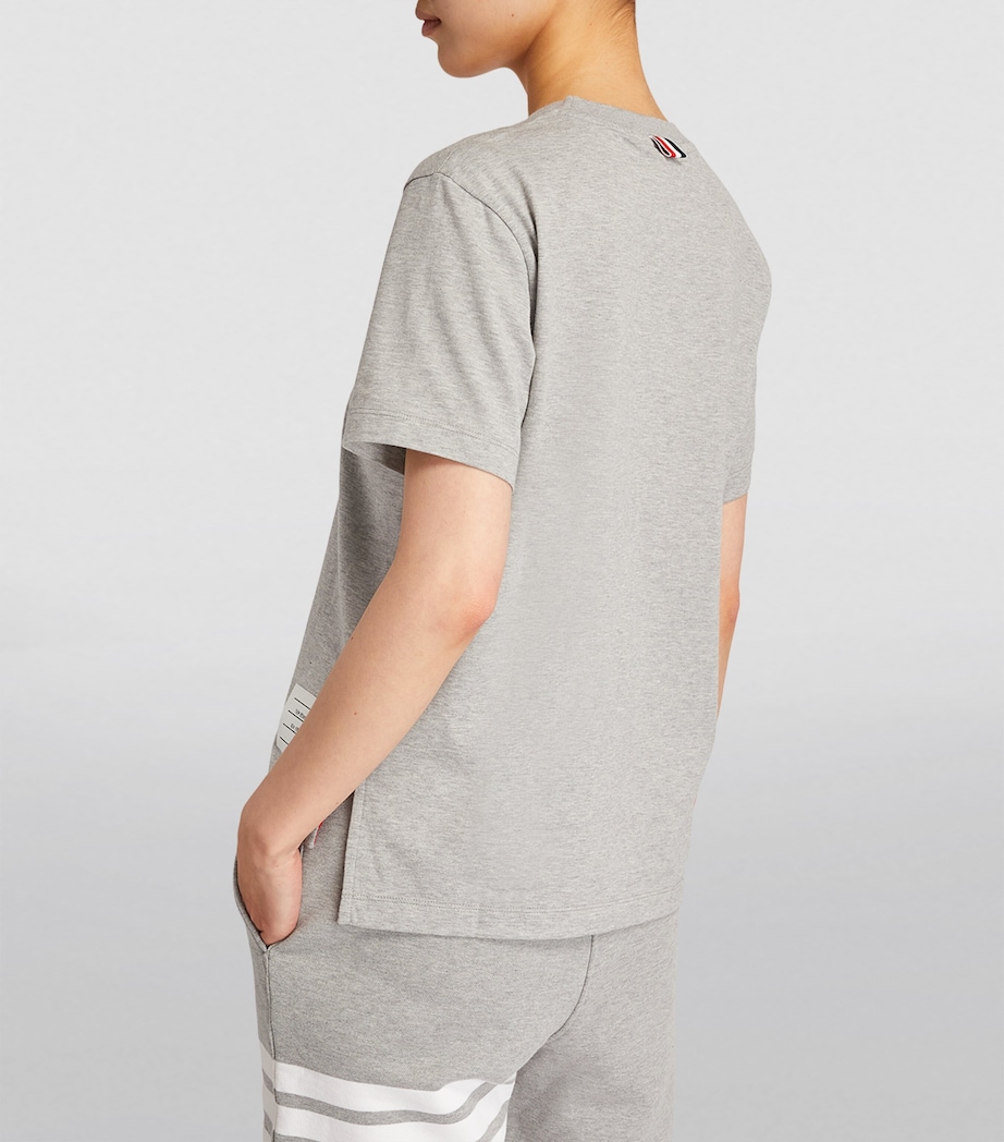 Name Patch T-Shirt LT GREY Image 4