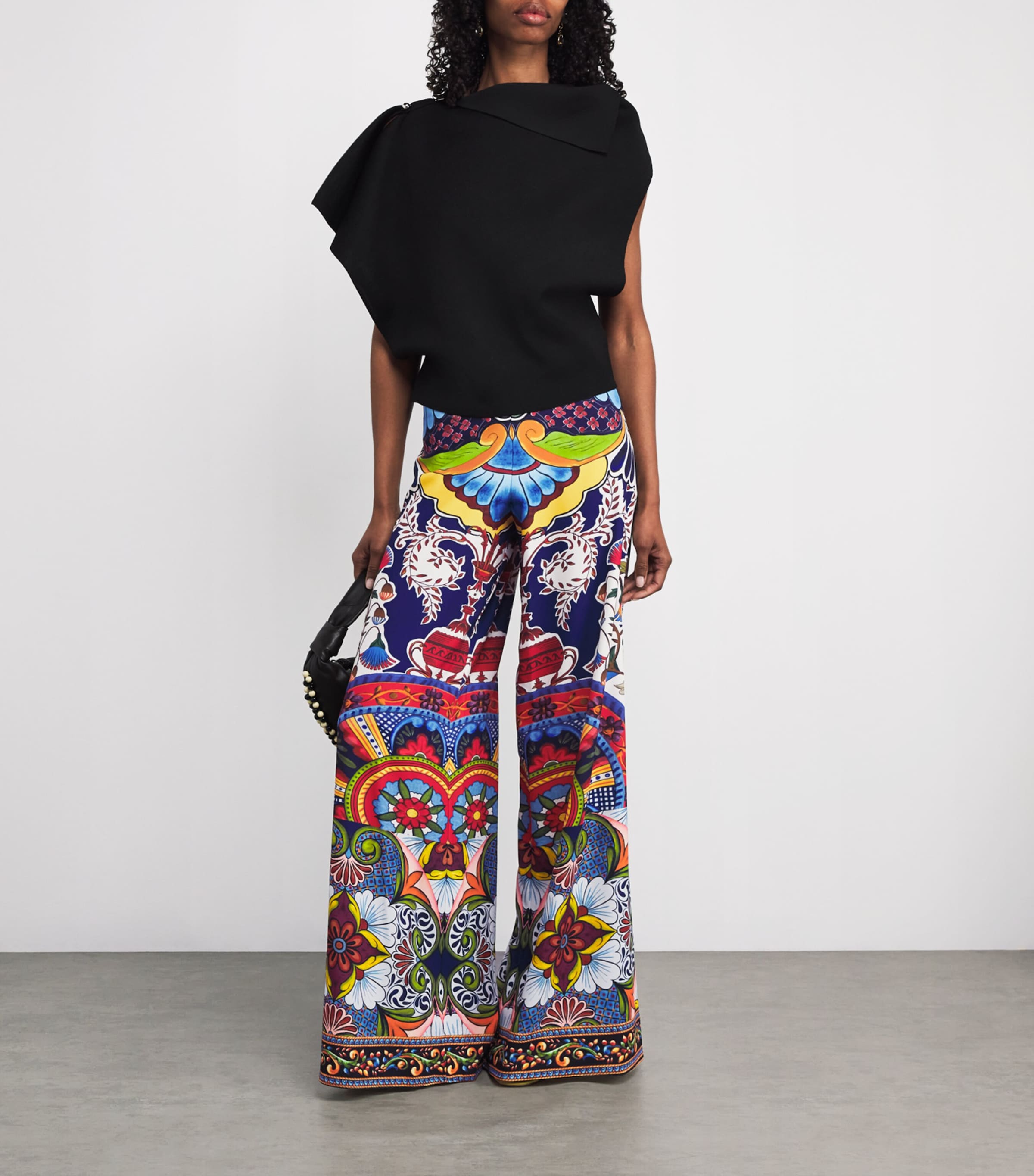 Printed Athena Trousers C509 ON THE ROAD Image 2