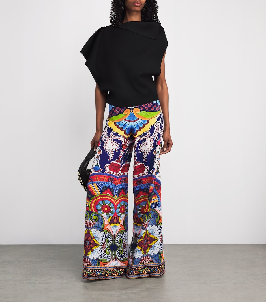 Printed Athena Trousers C509 ON THE ROAD Image 2