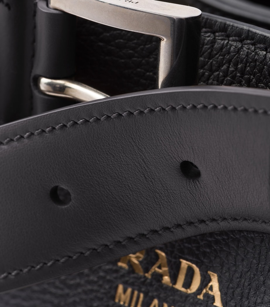 Medium Leather Buckle Tote Bag F0002 Image 8