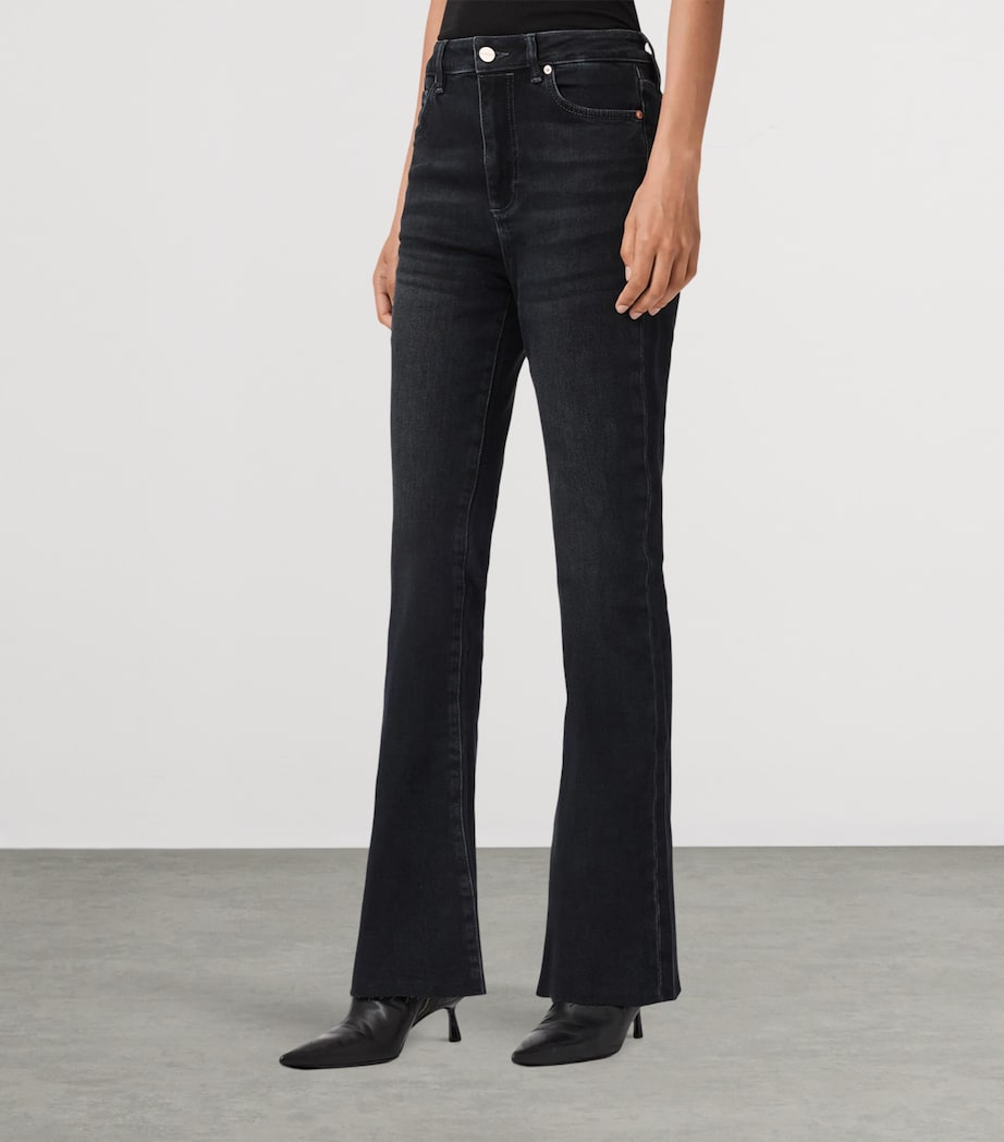 Maisie Flared Jeans BLUE BLACK Image 5