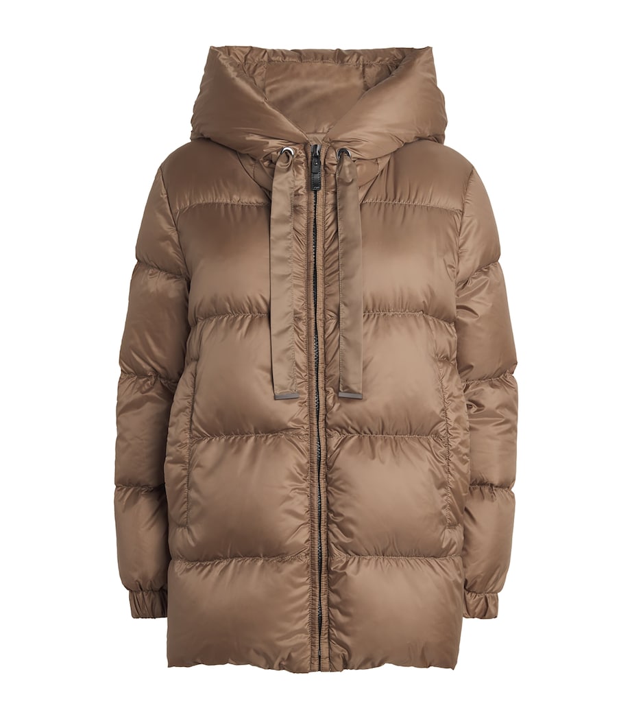 The Cube Quilted Jacket BROWN Image 1