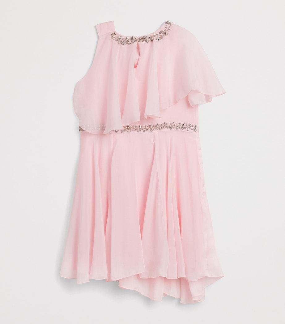 Silk Embellished Dress (4-12+ Years) H31226/44ZMARSHMALLW Image 2