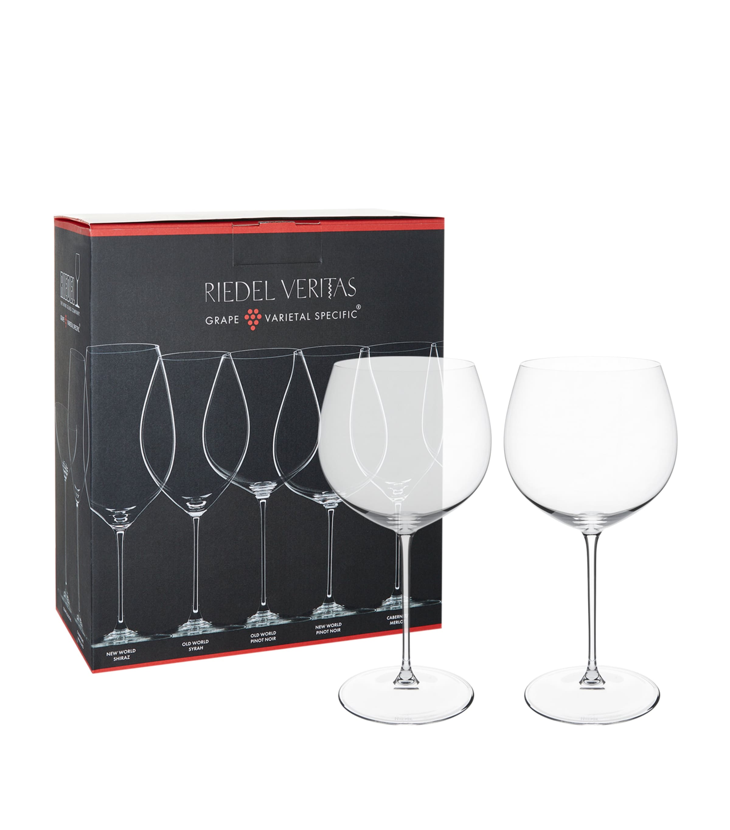 Set of 2 Crystal Veritas Chardonnay Wine Glasses (655ml) CLEAR Image 3