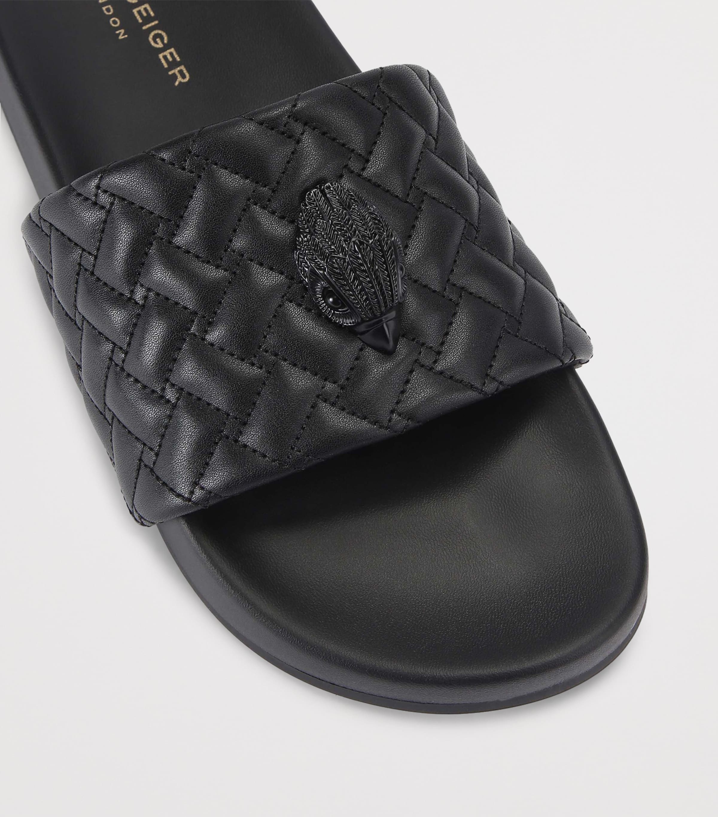 Kurt Geiger London Meena Eagle Slides Black Image 2