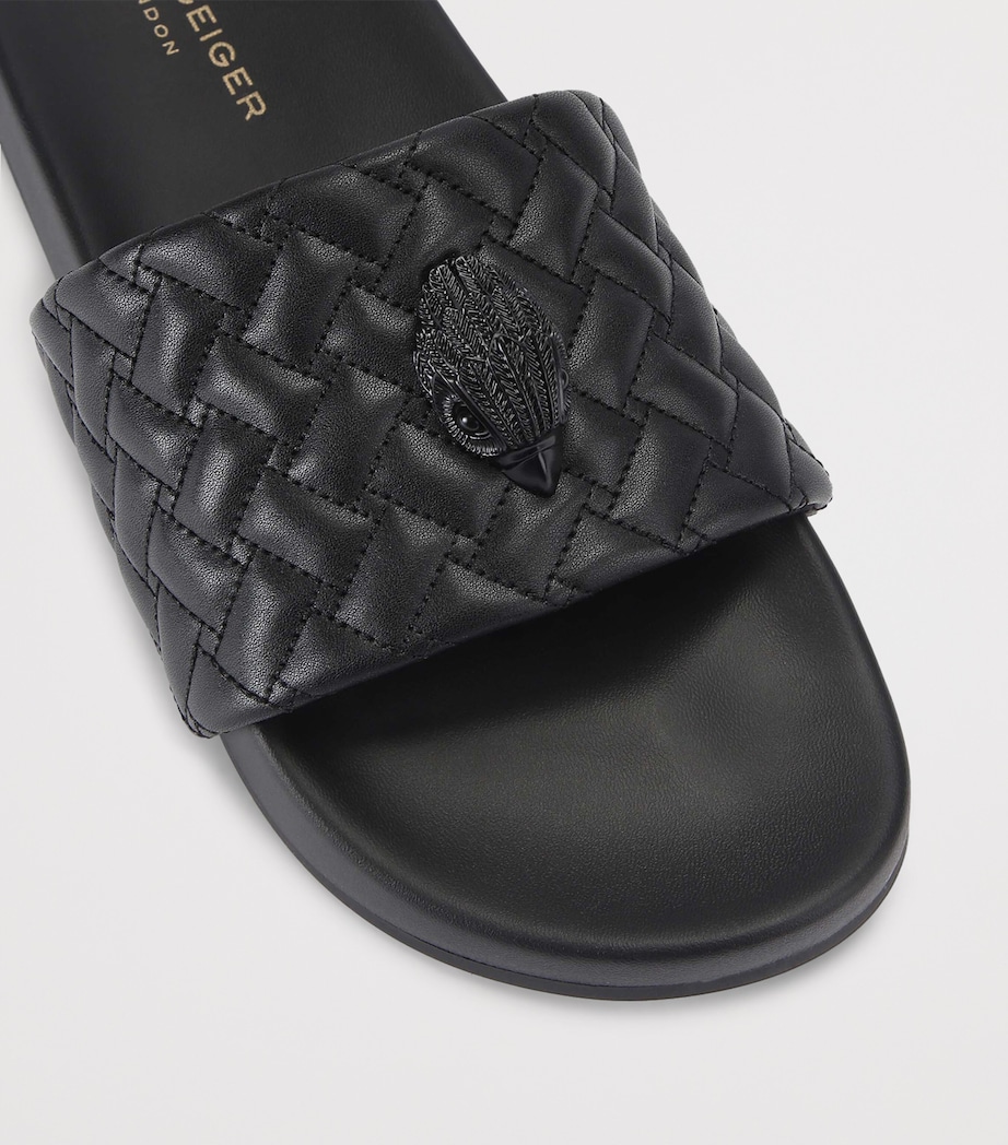 Kurt Geiger London Meena Eagle Slides Black Image 2