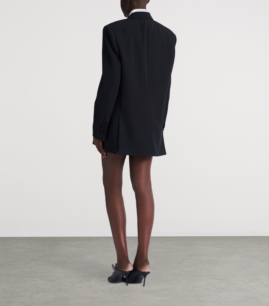 Wool Oversized Blazer 0PA NOIR Image 6
