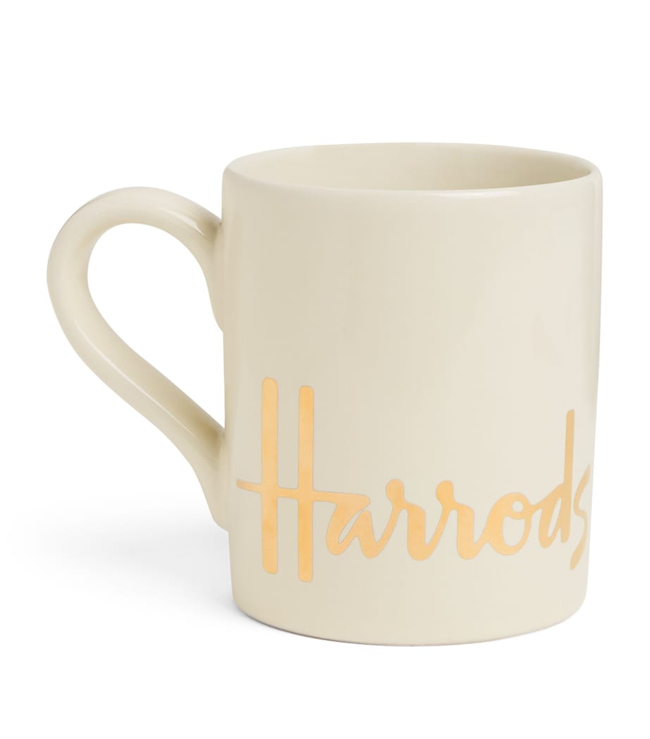 Harrods Logo Mug Cream Image 1