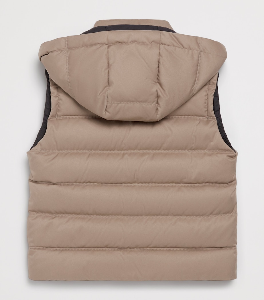 Stefano Ricci Kids Hooded Gilet (4-16 Years) Image 2