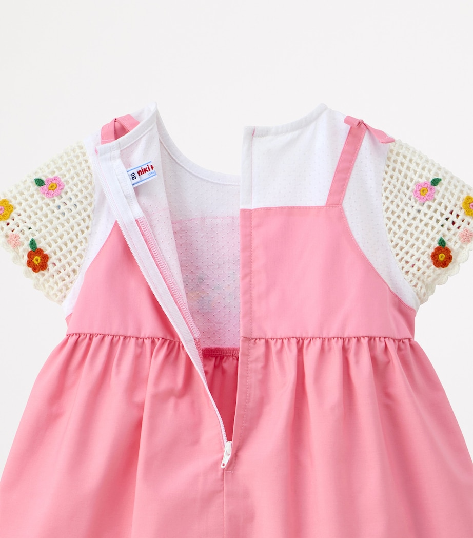 Cotton Embroidered Dress (2-7 Years) 8 Image 4
