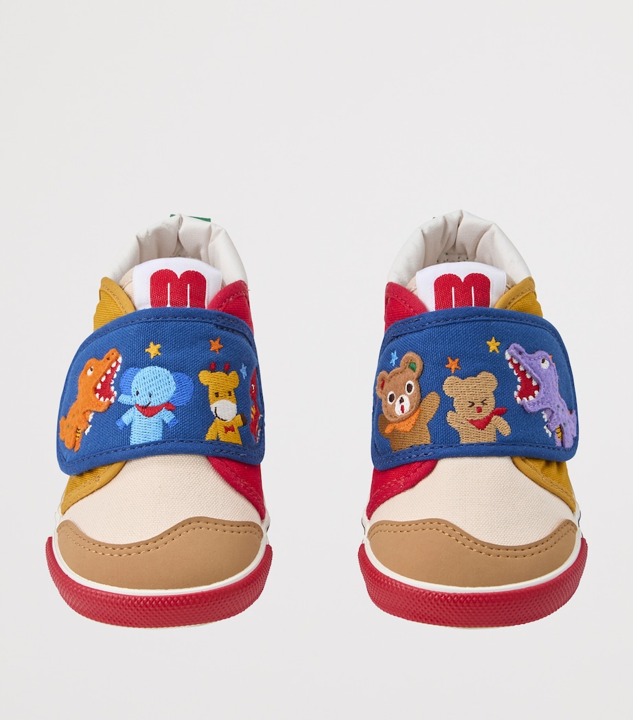 Cotton-Blend Velcro Sneakers 87 Image 4