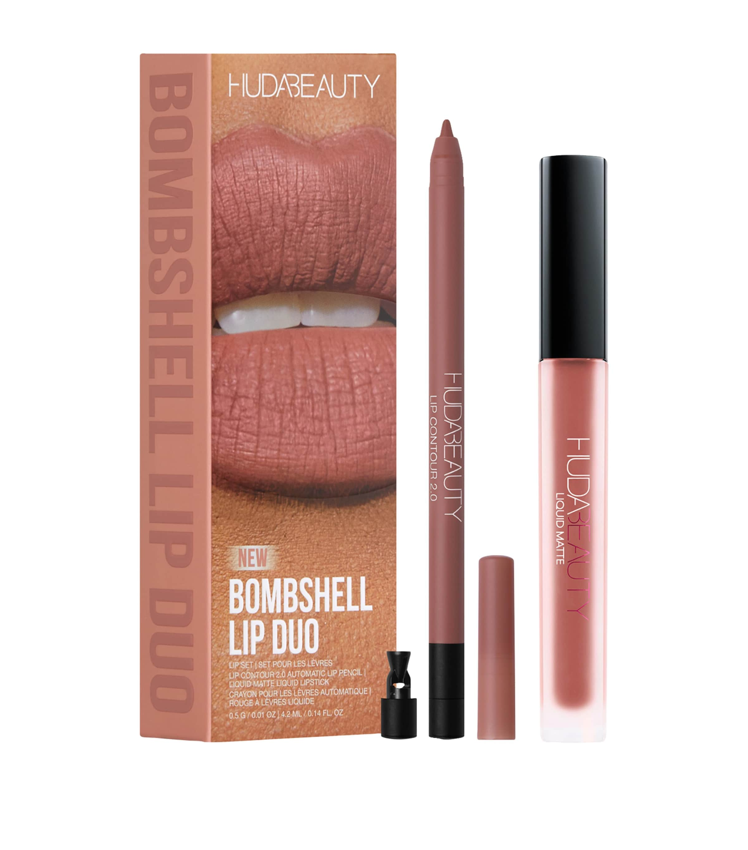 Huda Beauty Bombshell Lip Duo Gift Set