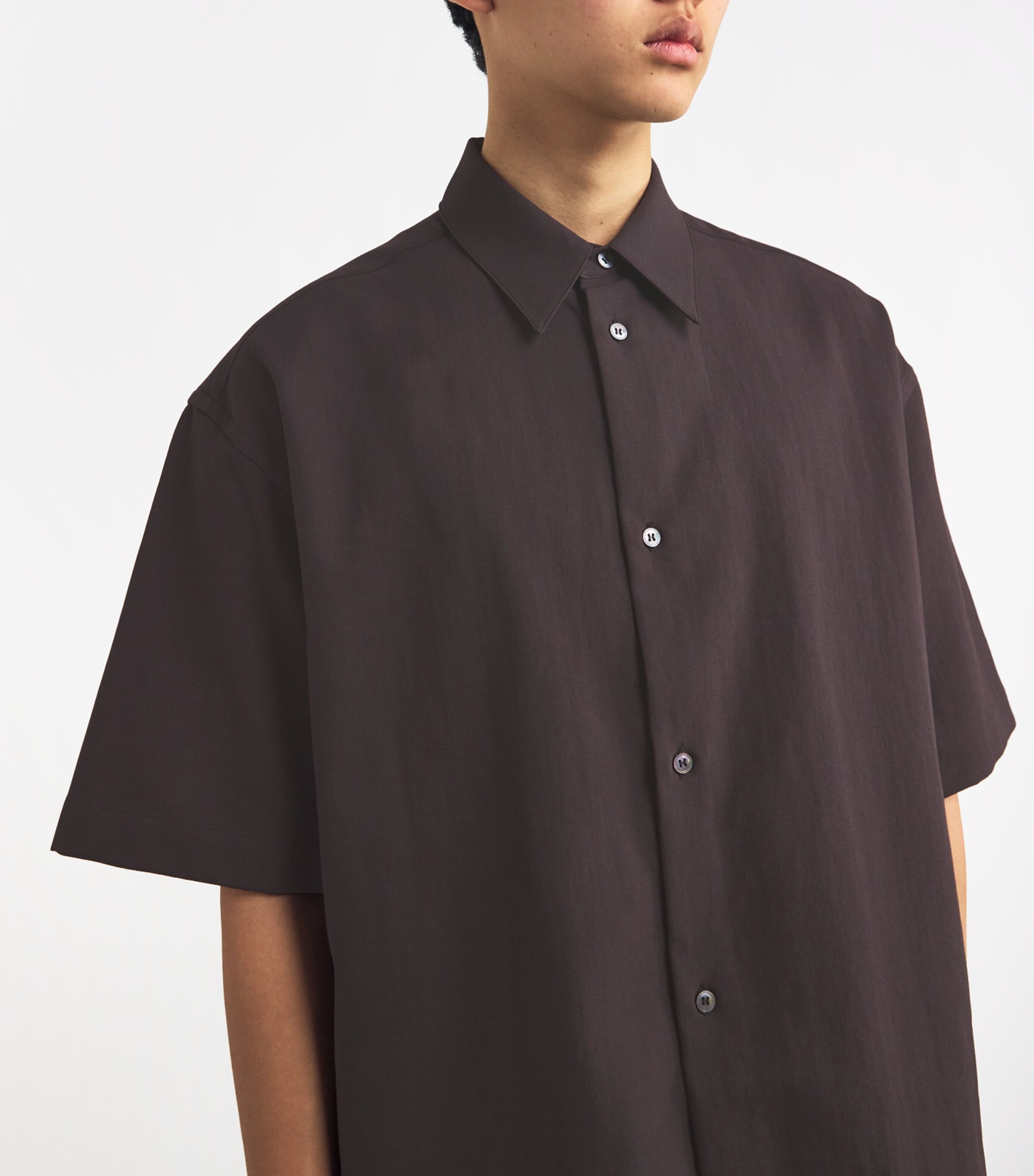 Cotton-Blend Sorono Oversized Shirt MUSCAT Image 6