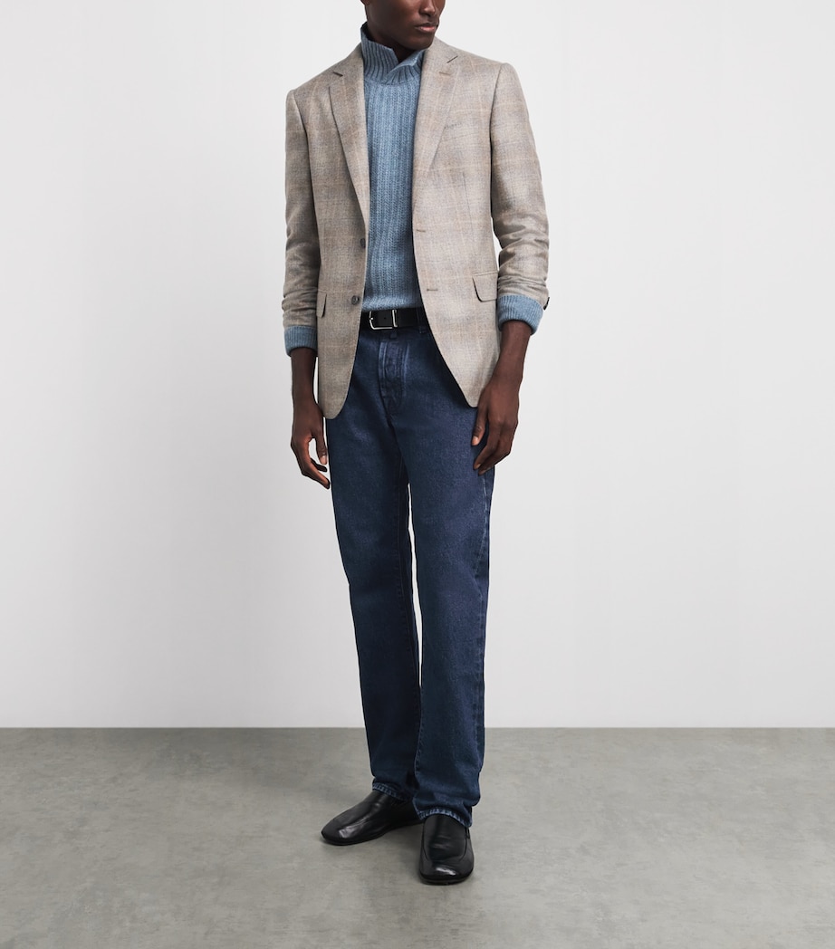 Jacob Cohën Mens Bard Slim Jeans Dark Blue Image 2