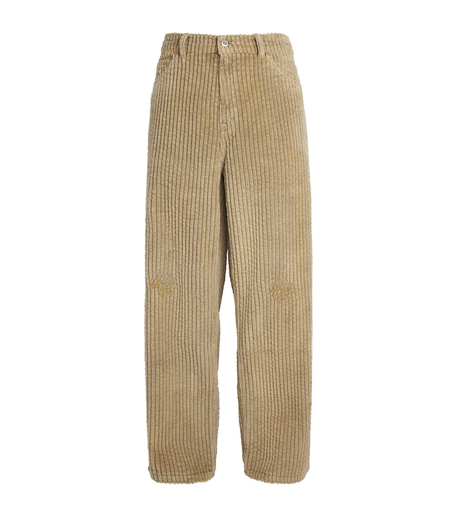 Corduroy Vast Cut Trousers TIRED TEDDY WASH Image 1