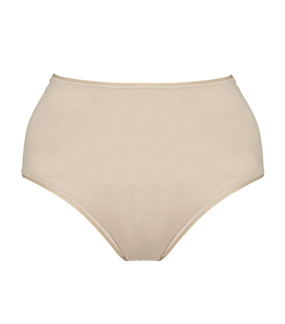 Cotton Seamless Maxi Brief NUDE Image 1