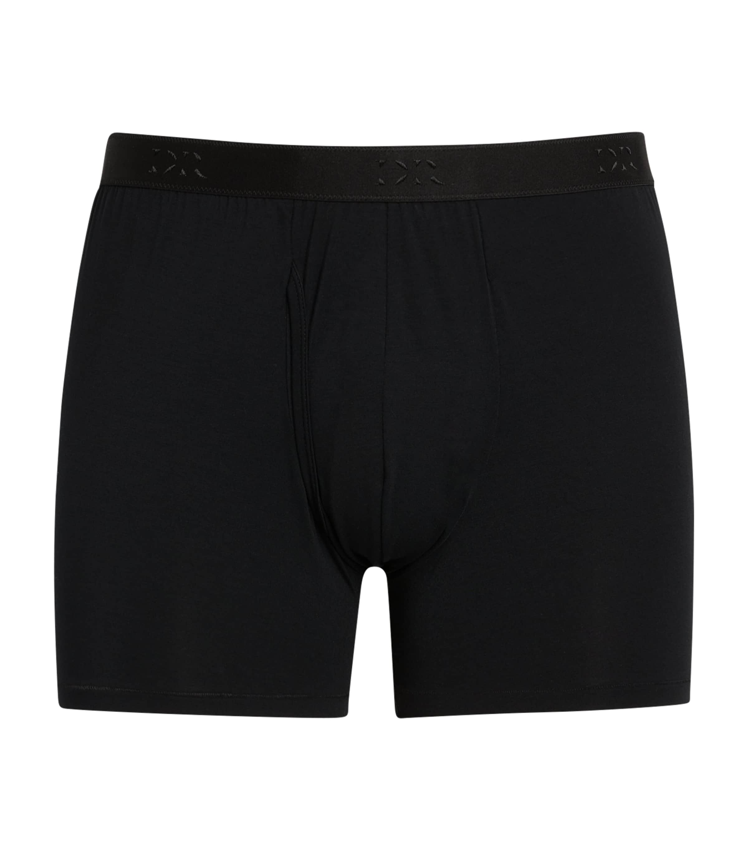 Derek Rose Mens Micro Modal Alex Trunks Black Image 1