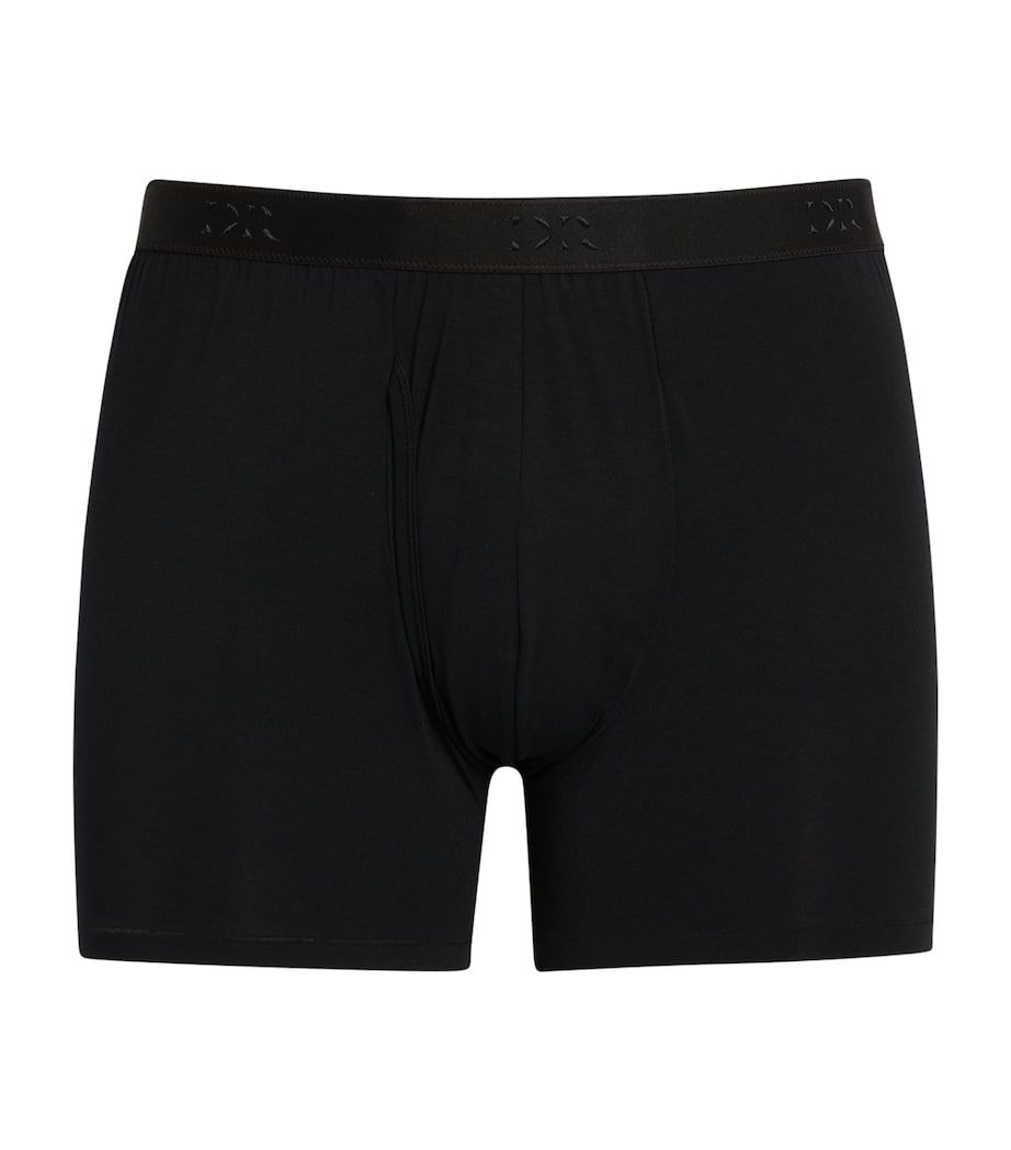 Derek Rose Mens Micro Modal Alex Trunks Black Image 1